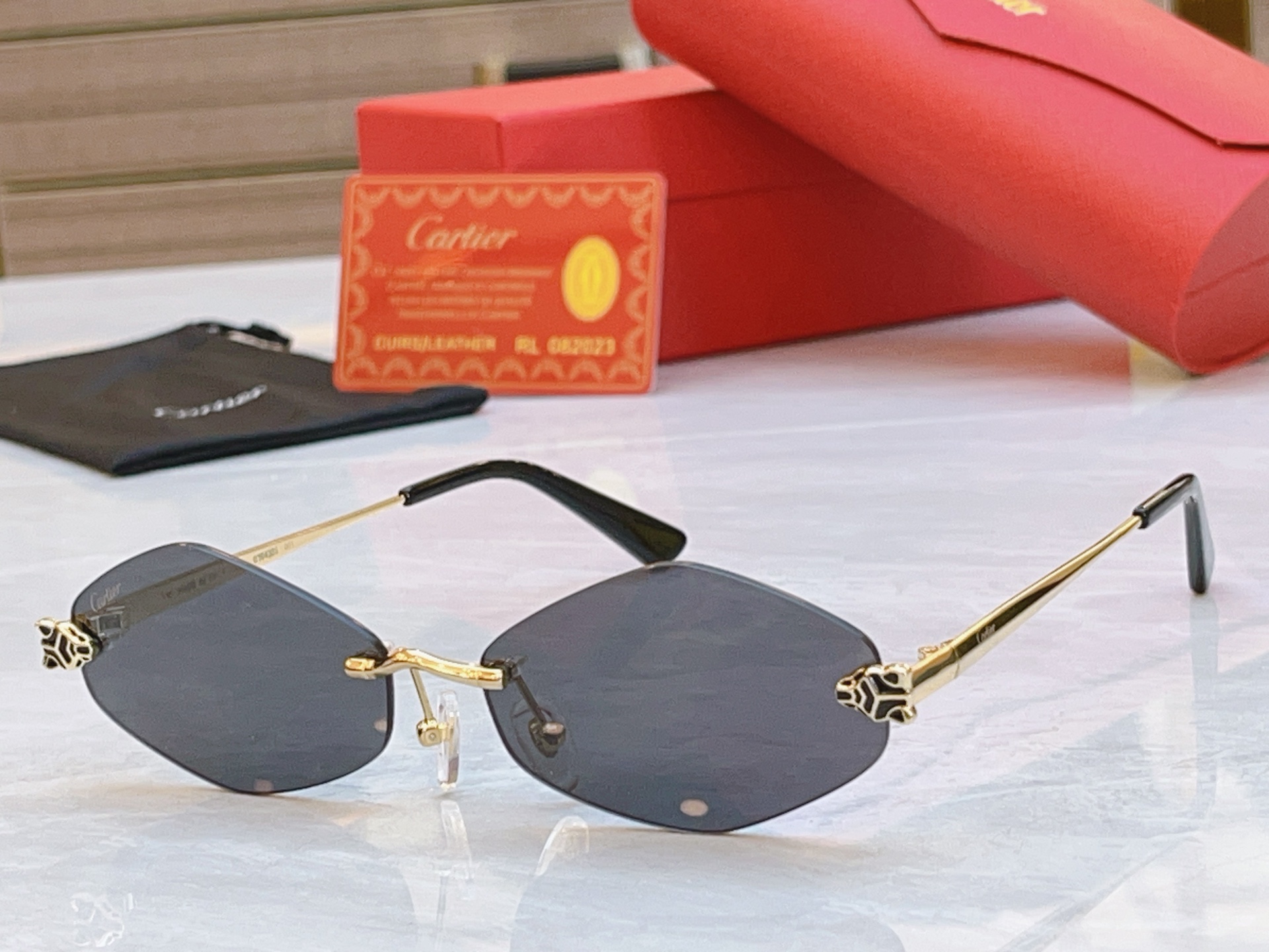 ，【CARTIE*】卡地*亚新款太阳镜，CT0433S，size: 52口20-140