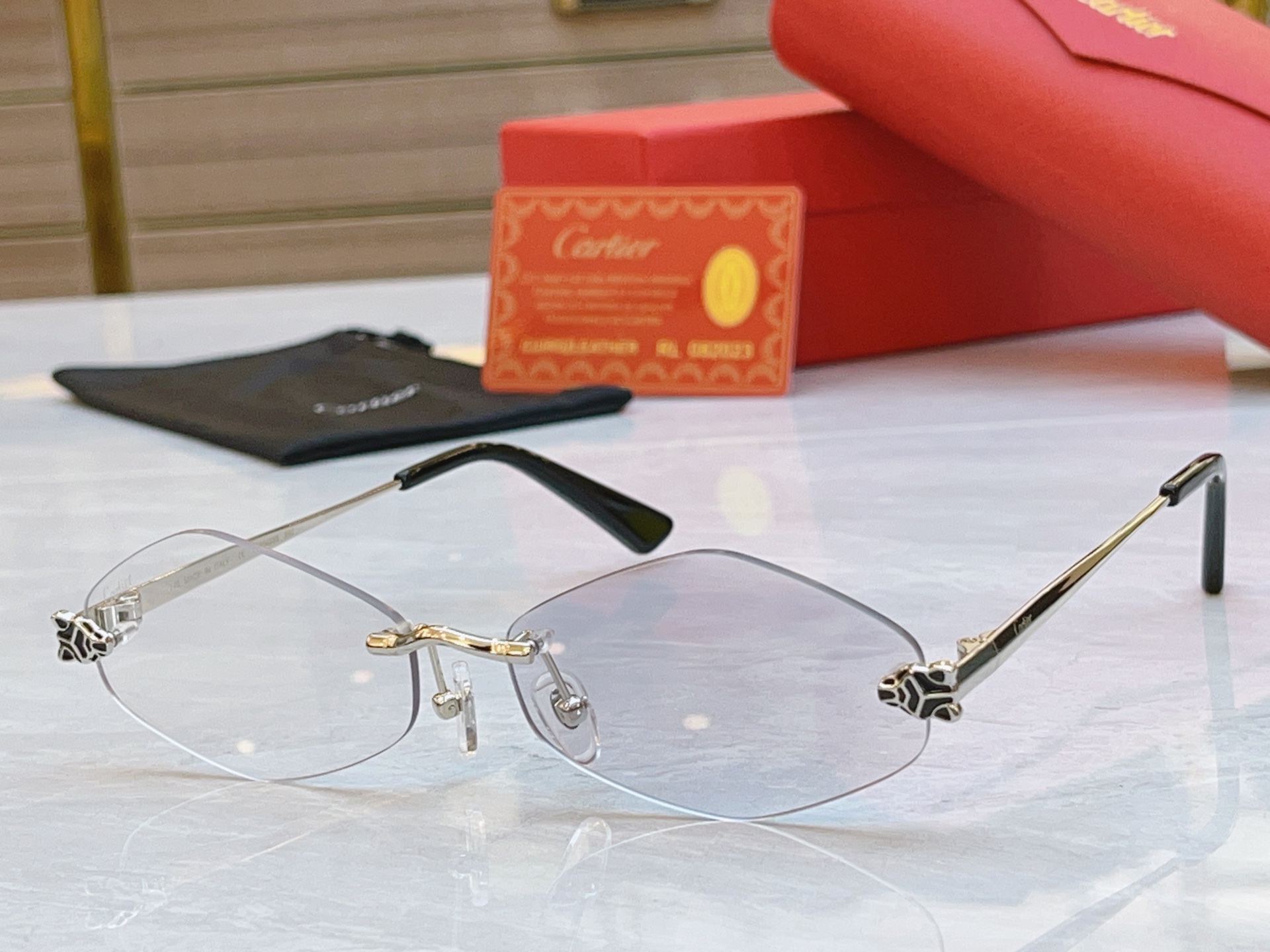变色，【CARTIE*】卡地*亚新款太阳镜，CT0433S，size: 52口20-140