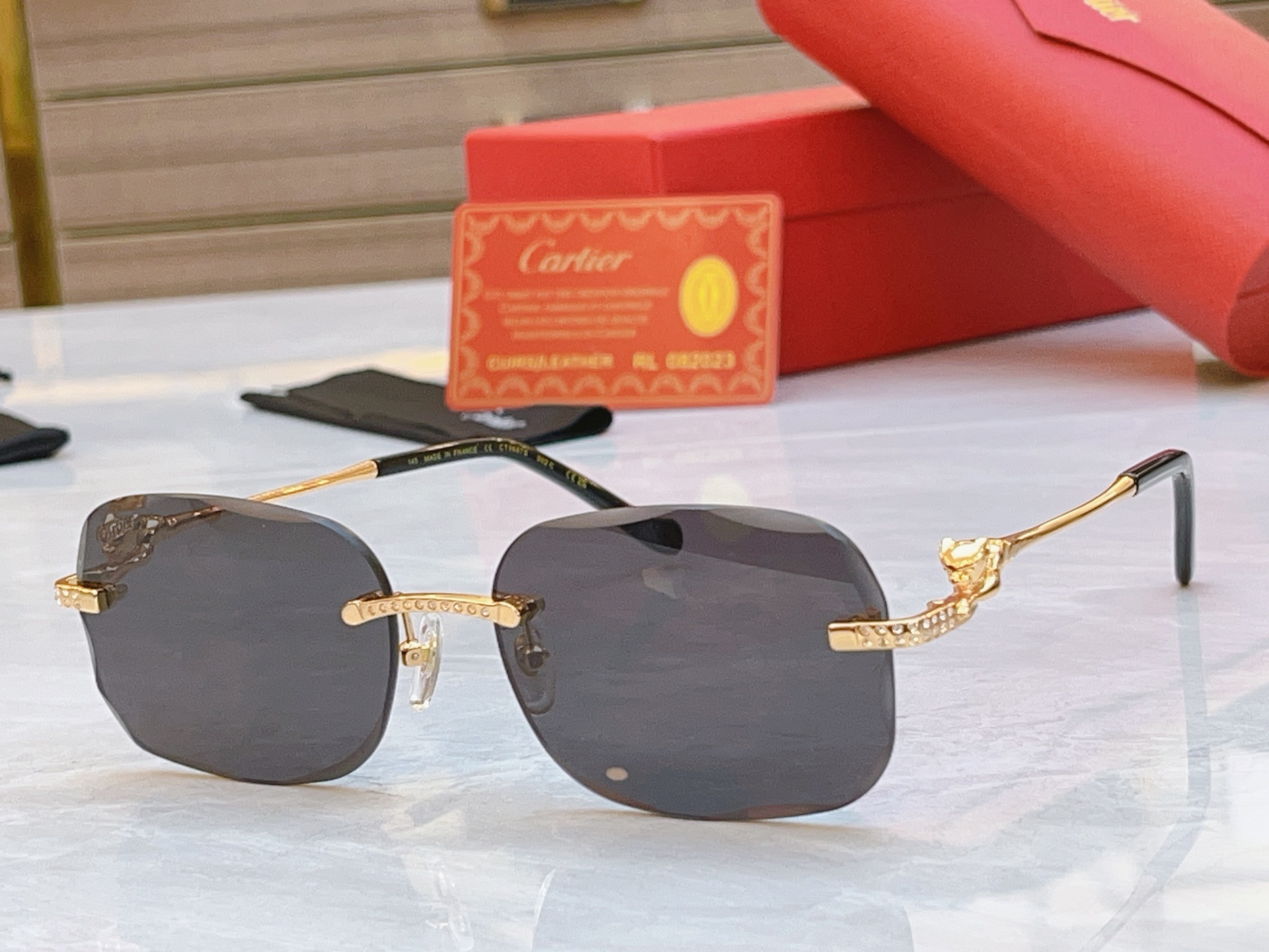 ，【CARTIE*】卡地*亚新款太阳镜，CT0687S，size: 57口17-145