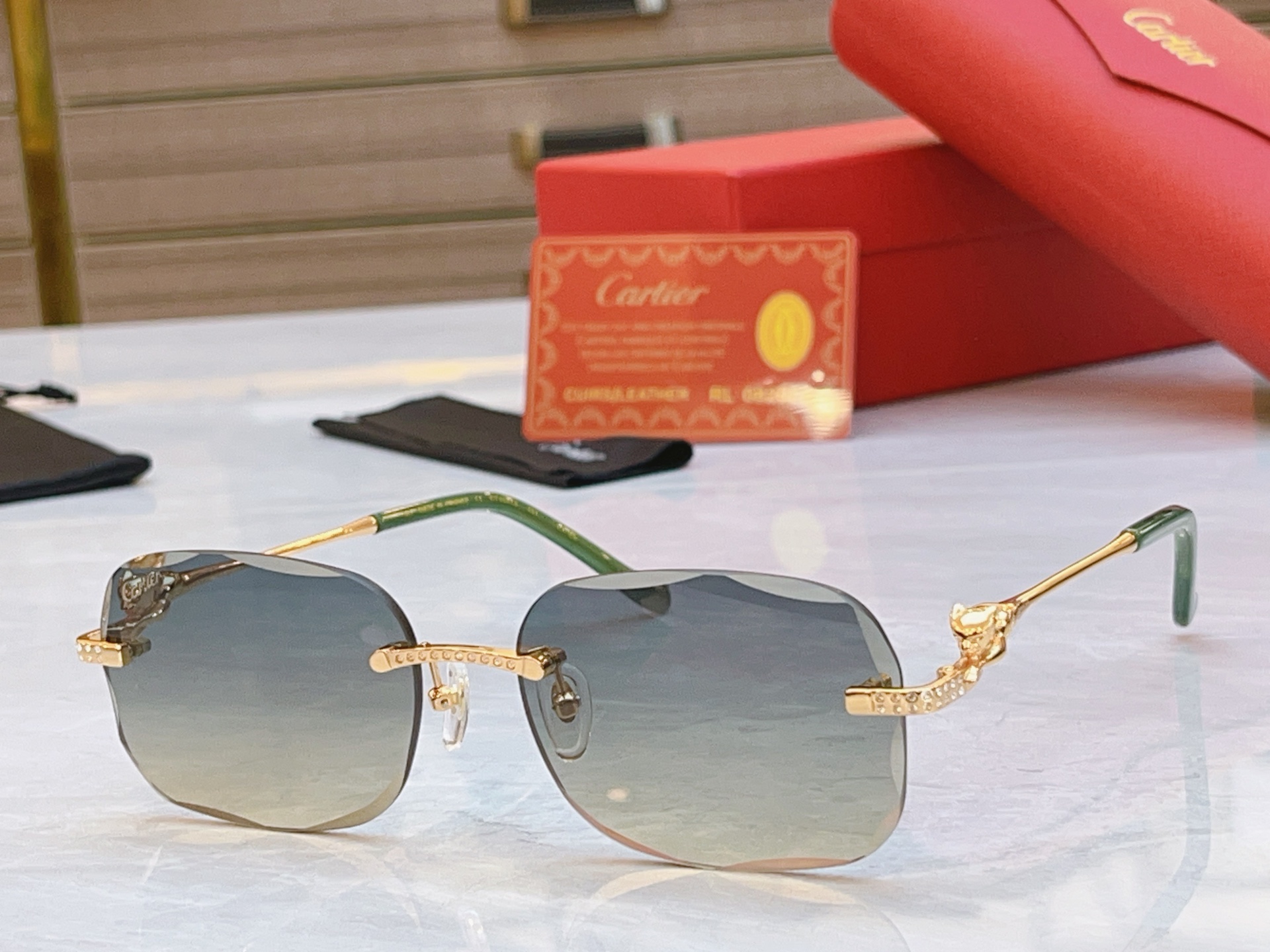 ，【CARTIE*】卡地*亚新款太阳镜，CT0687S，size: 57口17-145