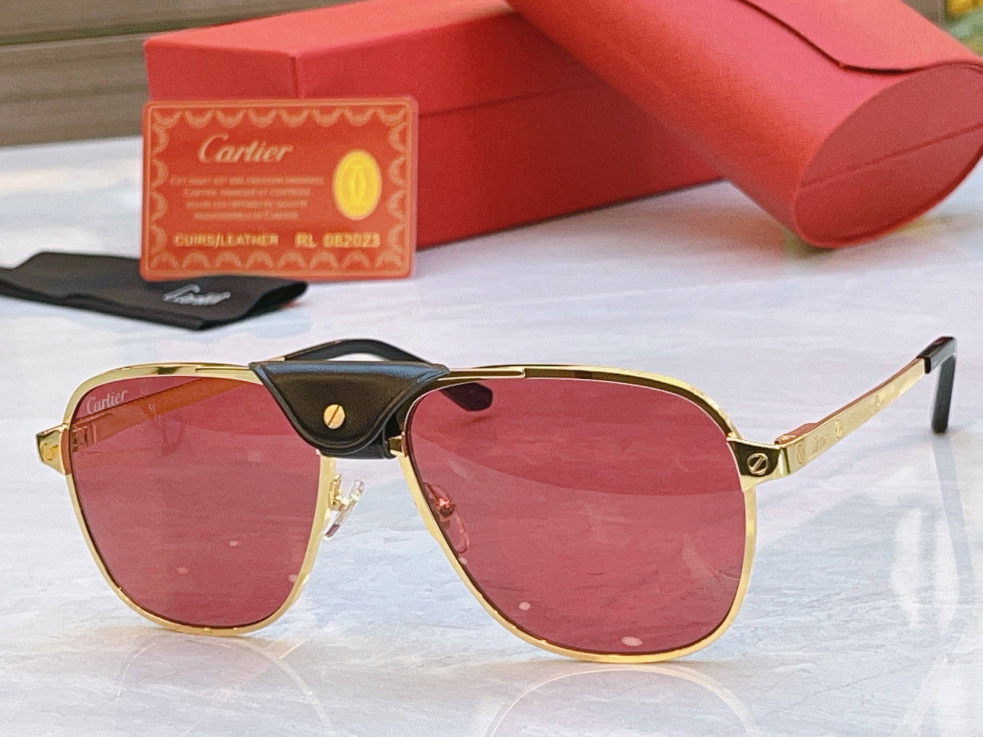 ，【CARTIE*】卡地*亚新款太阳镜，Mod:CT0165S，Size:58口16-145