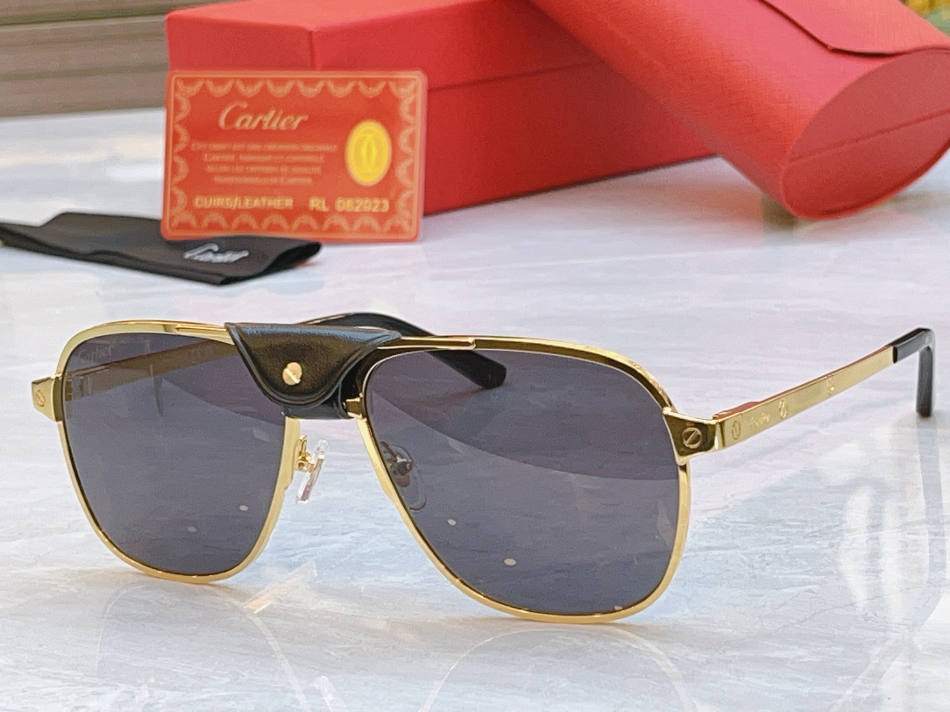 ，【CARTIE*】卡地*亚新款太阳镜，Mod:CT0165S，Size:58口16-145