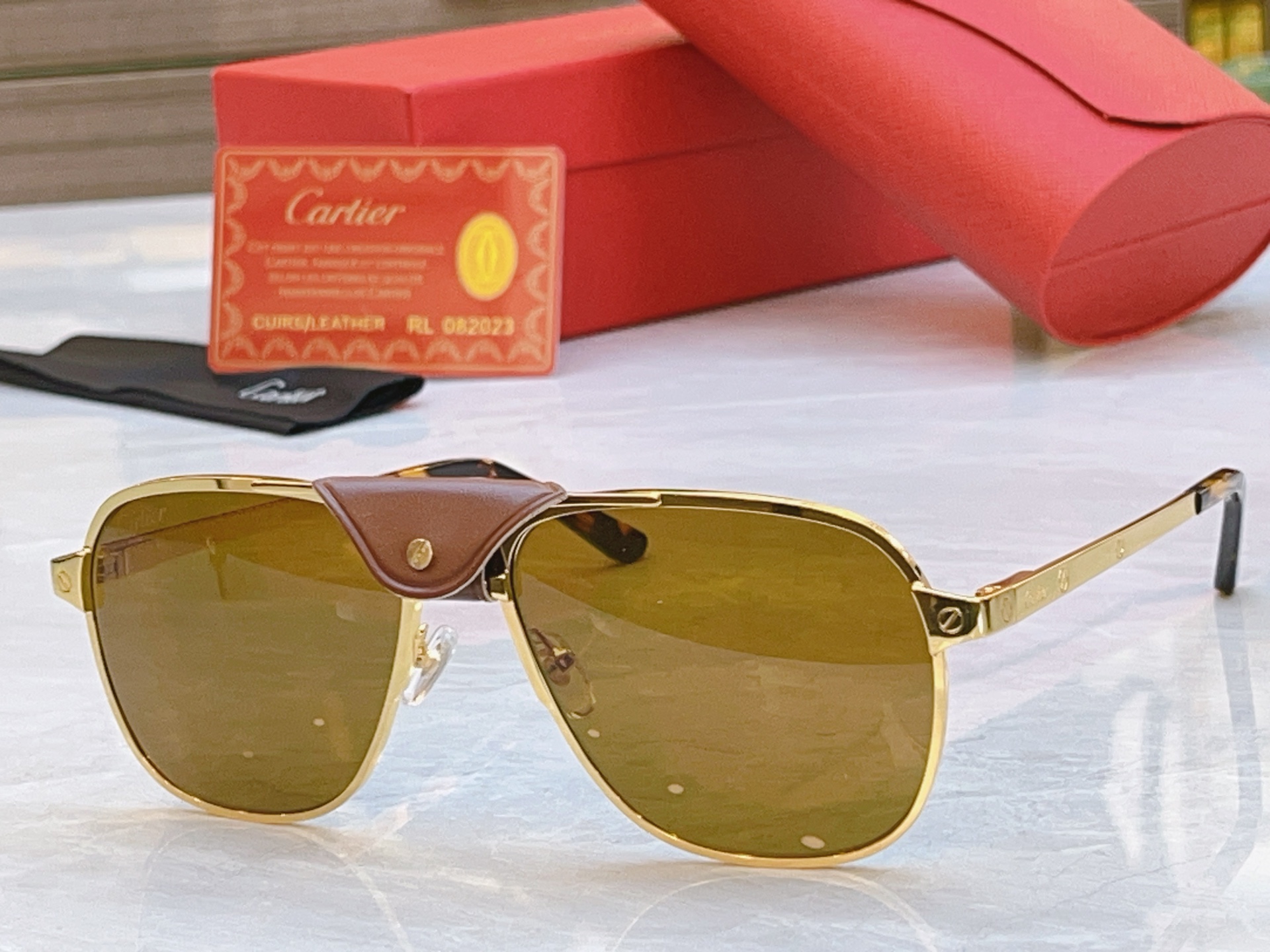 ，【CARTIE*】卡地*亚新款太阳镜，Mod:CT0165S，Size:58口16-145
