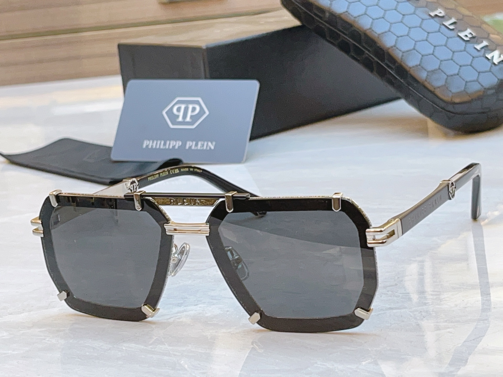 ，【PhiliPP Plei*】新款太阳镜，Mod：SP，Size：61口14-145