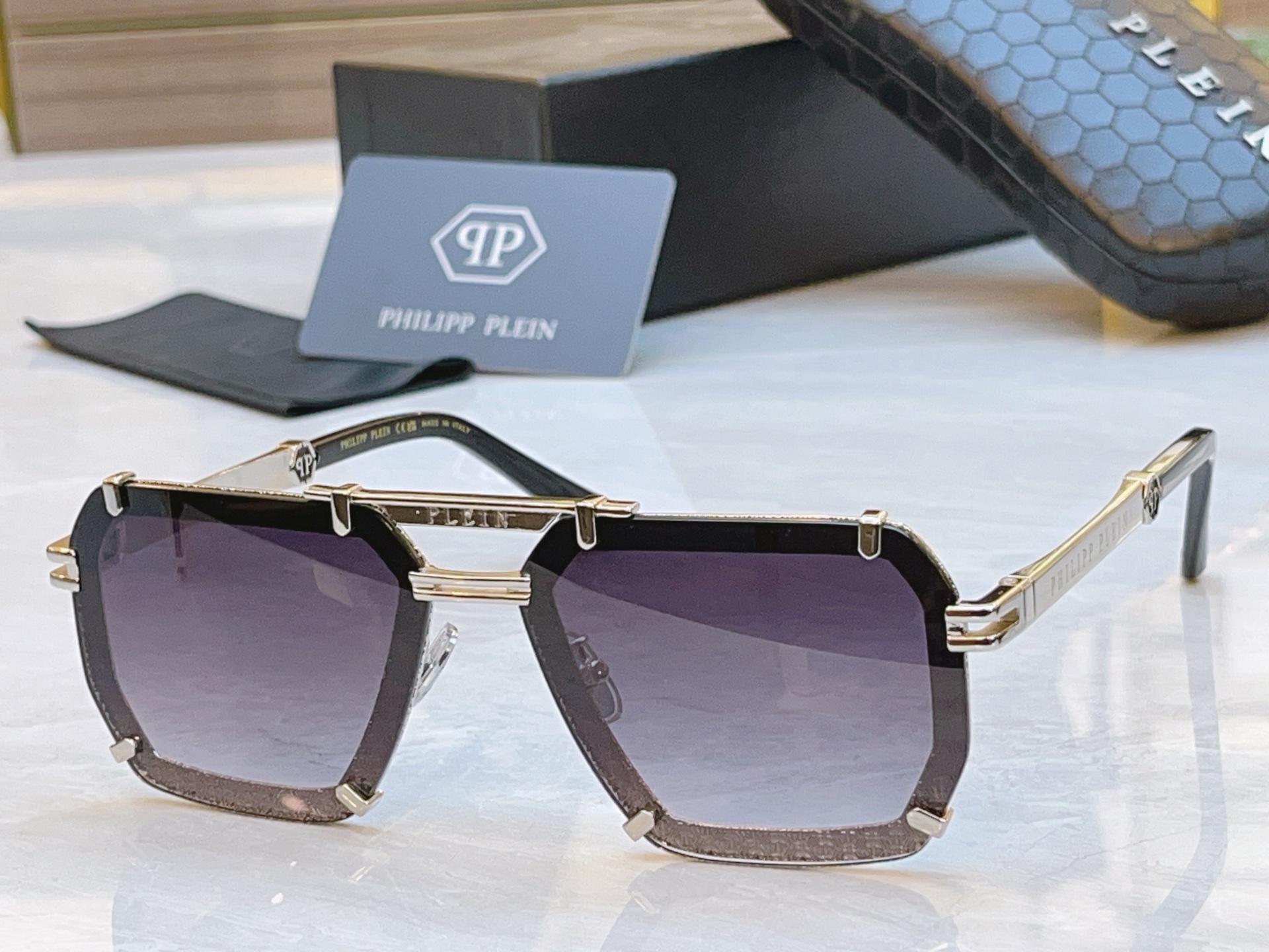 ，【PhiliPP Plei*】新款太阳镜，Mod：SP，Size：61口14-145