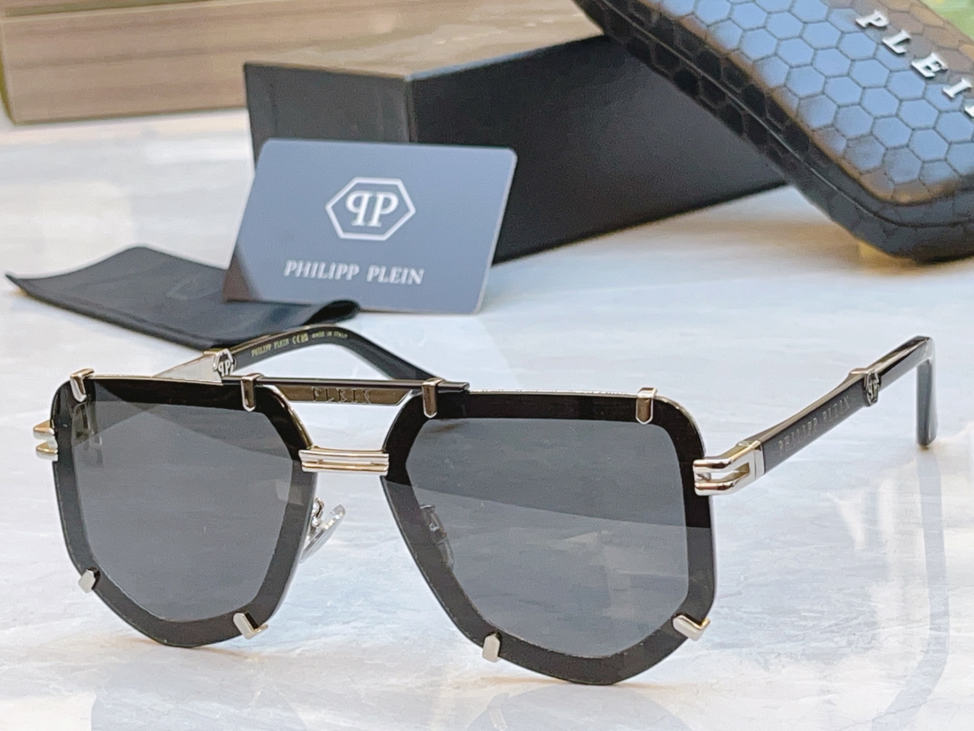 ，【PhiliPP Plei*】新款太阳镜，Mod：SP，Size：61口14-145