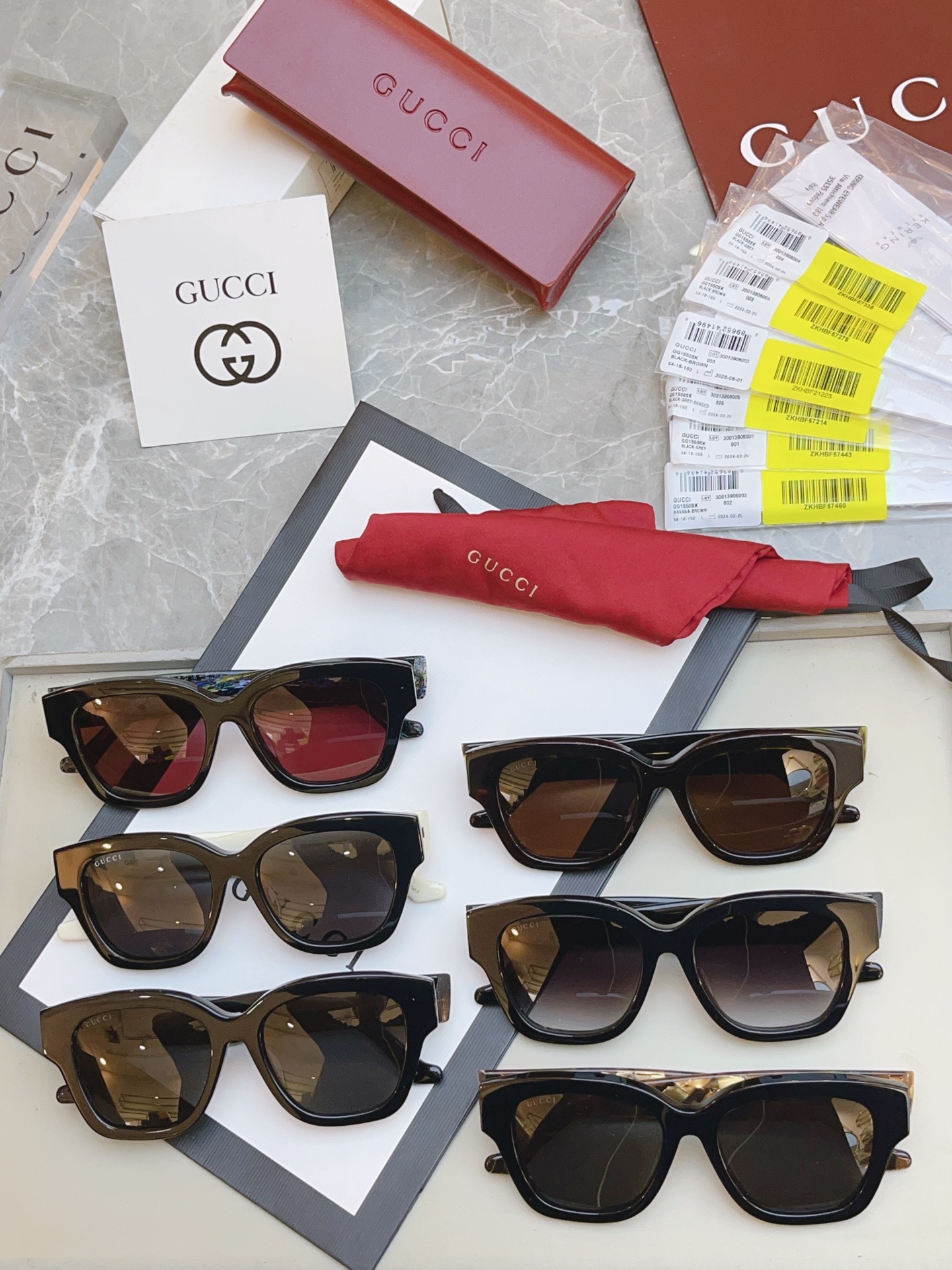 ，【GUCC*】古*驰新款太阳镜🕶️🕶️，MODEL：GG1550SK，SIZE：54口18-150