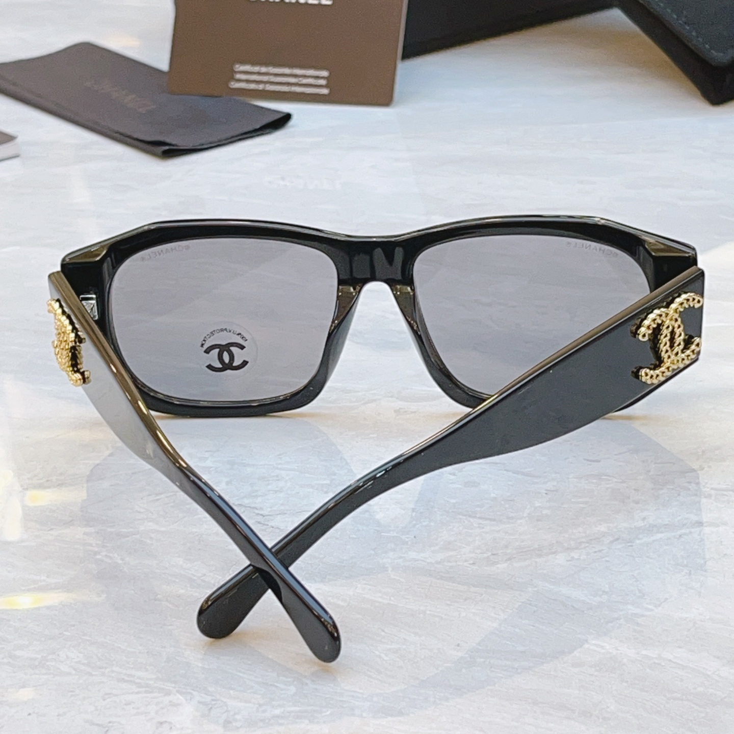 ，【CHANE*】香奈儿新款太阳镜🕶️🕶️，MODEL：CH5554，SIZE：55口18-145