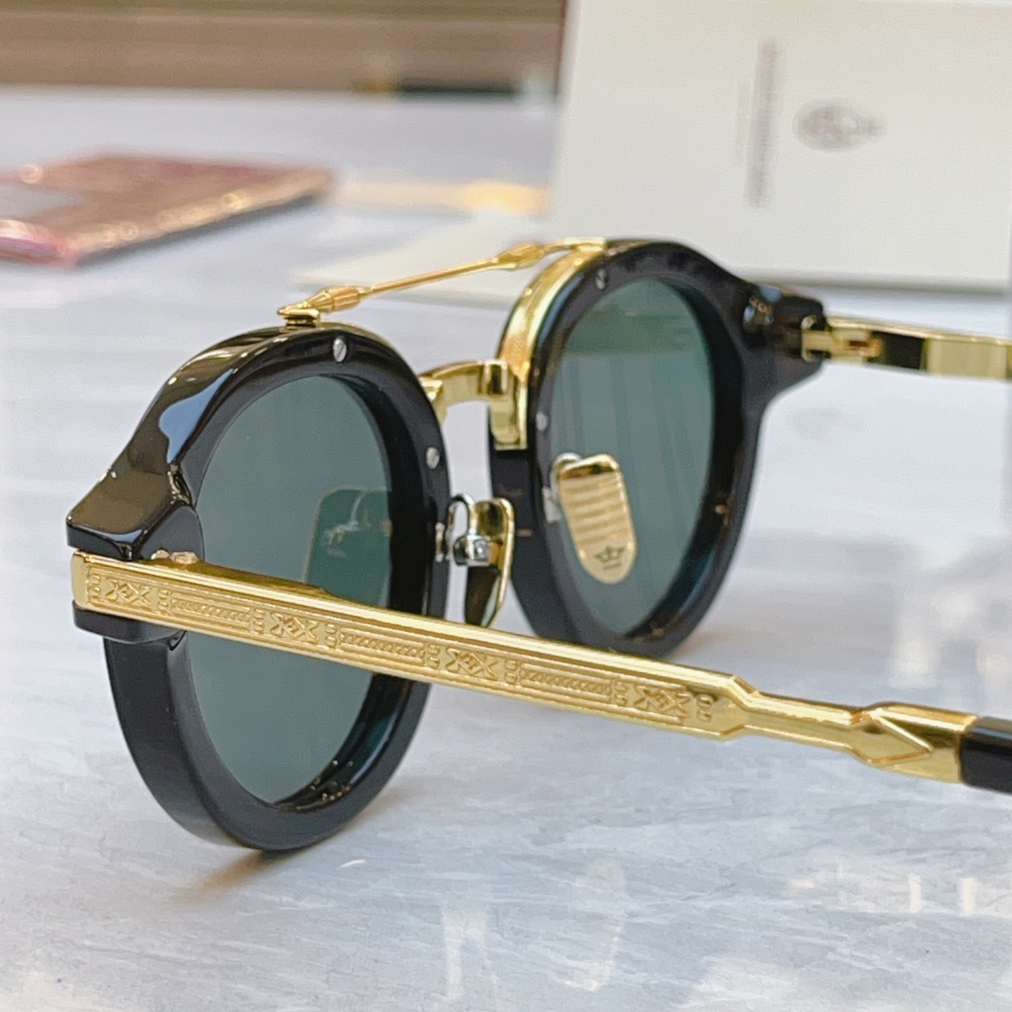 变色 配送盒子，【Jacques Marie Mag*】 JMM新款太阳镜，Model：Delage，S