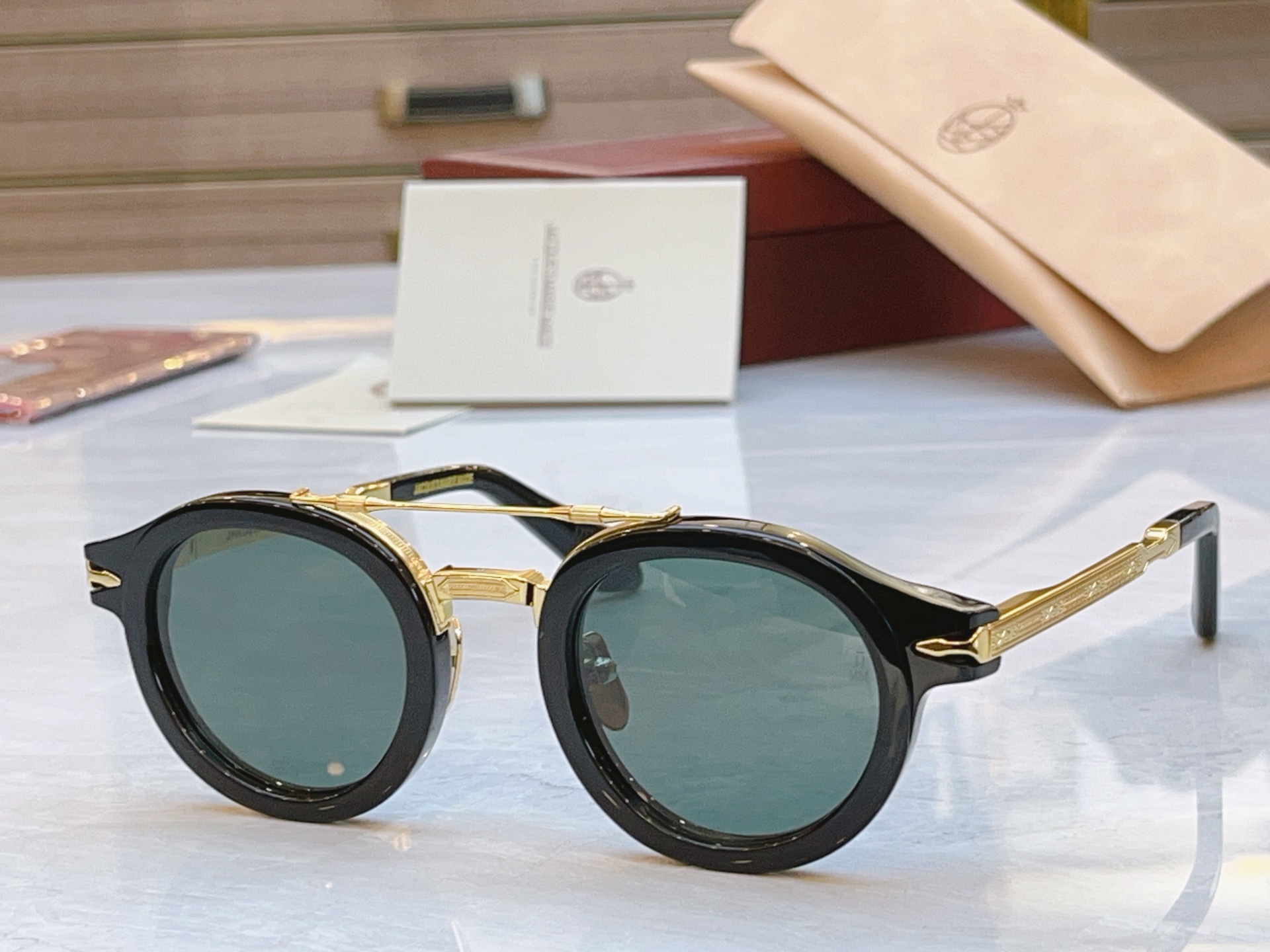 变色 配送盒子，【Jacques Marie Mag*】 JMM新款太阳镜，Model：Delage，S