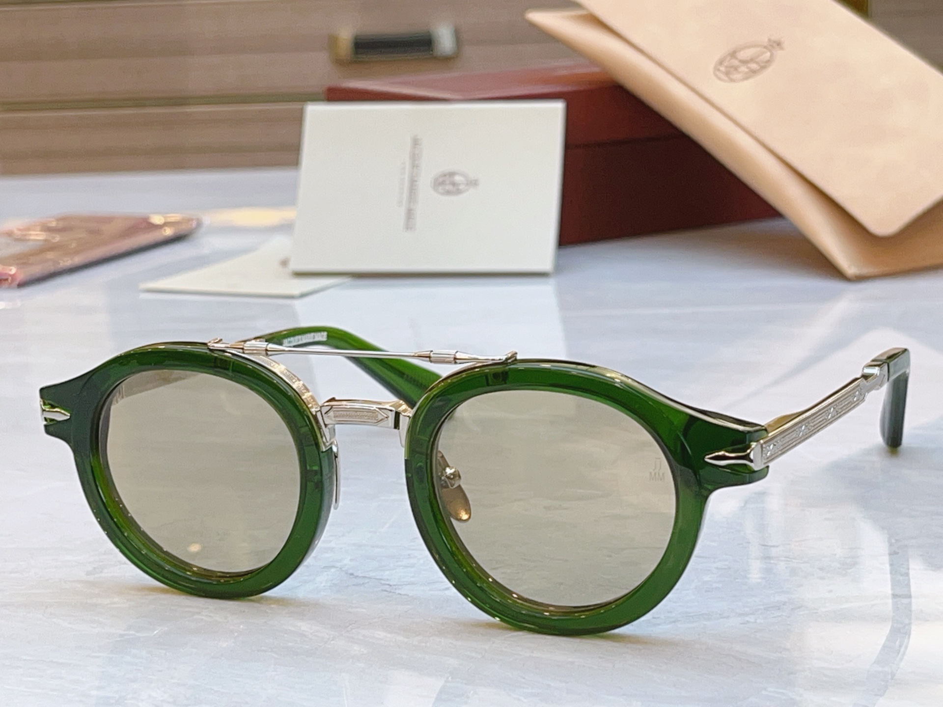 变色 配送盒子，【Jacques Marie Mag*】 JMM新款太阳镜，Model：Delage，S