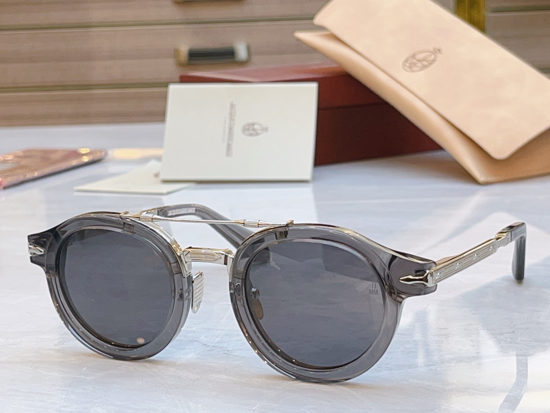 变色 配送盒子，【Jacques Marie Mag*】 JMM新款太阳镜，Model：Delage，S