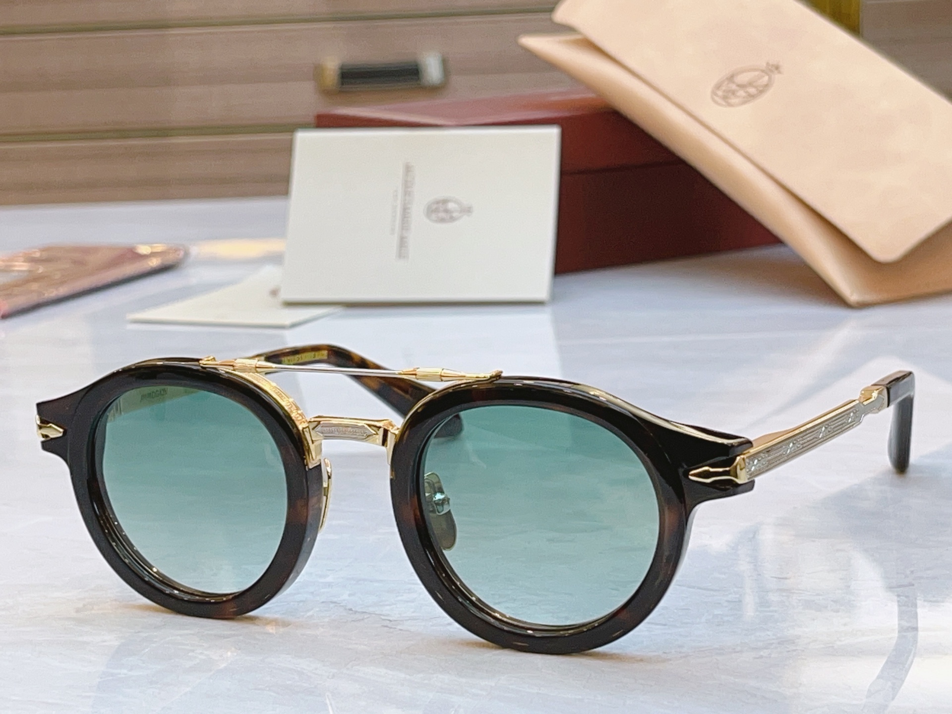 变色 配送盒子，【Jacques Marie Mag*】 JMM新款太阳镜，Model：Delage，S