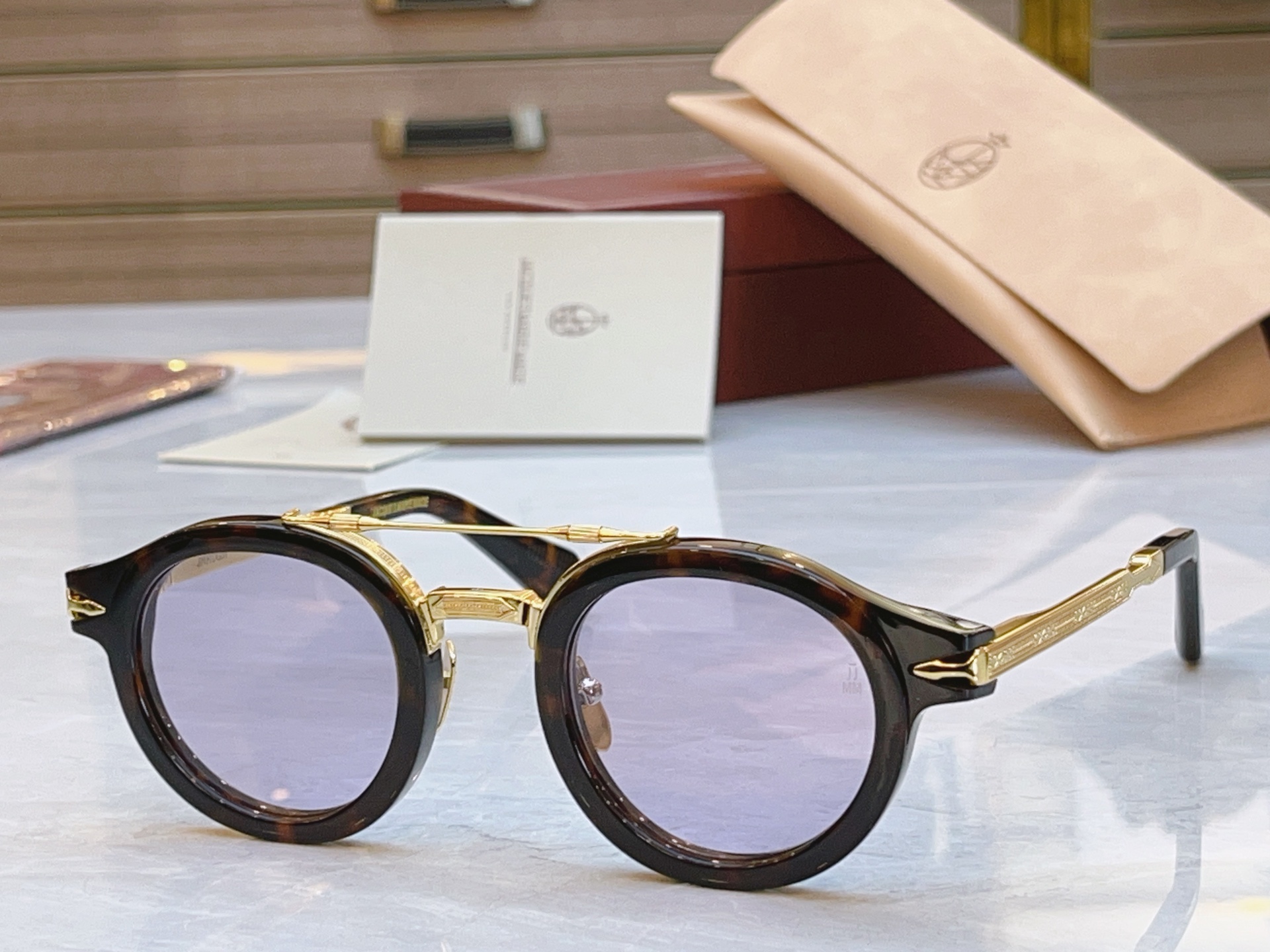 变色 配送盒子，【Jacques Marie Mag*】 JMM新款太阳镜，Model：Delage，S