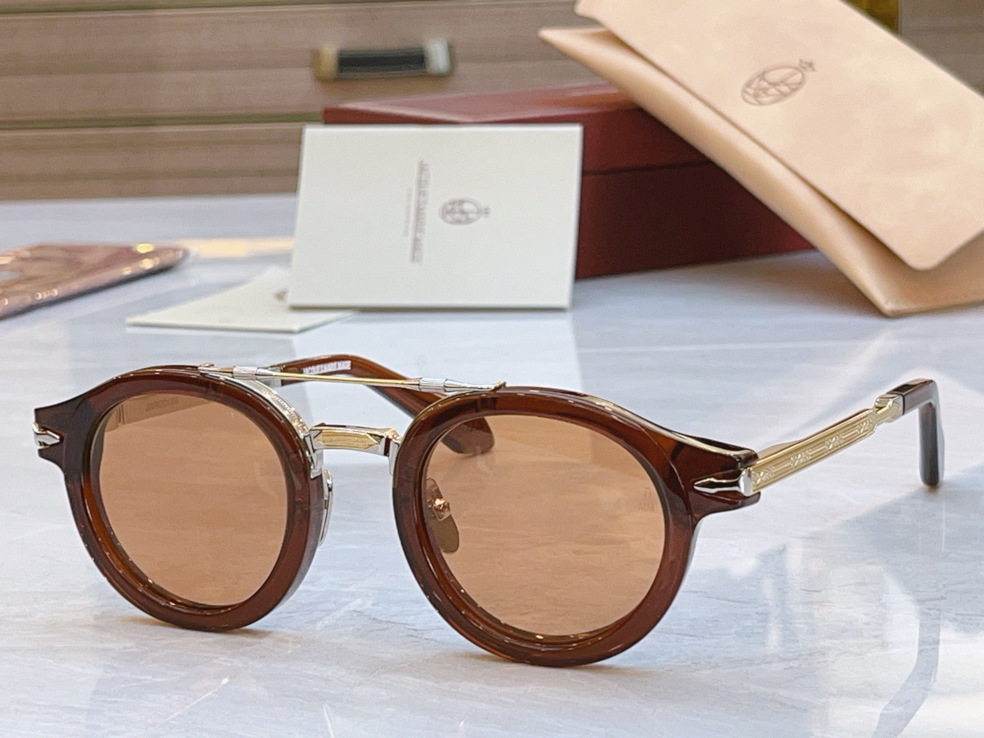 变色 配送盒子，【Jacques Marie Mag*】 JMM新款太阳镜，Model：Delage，S