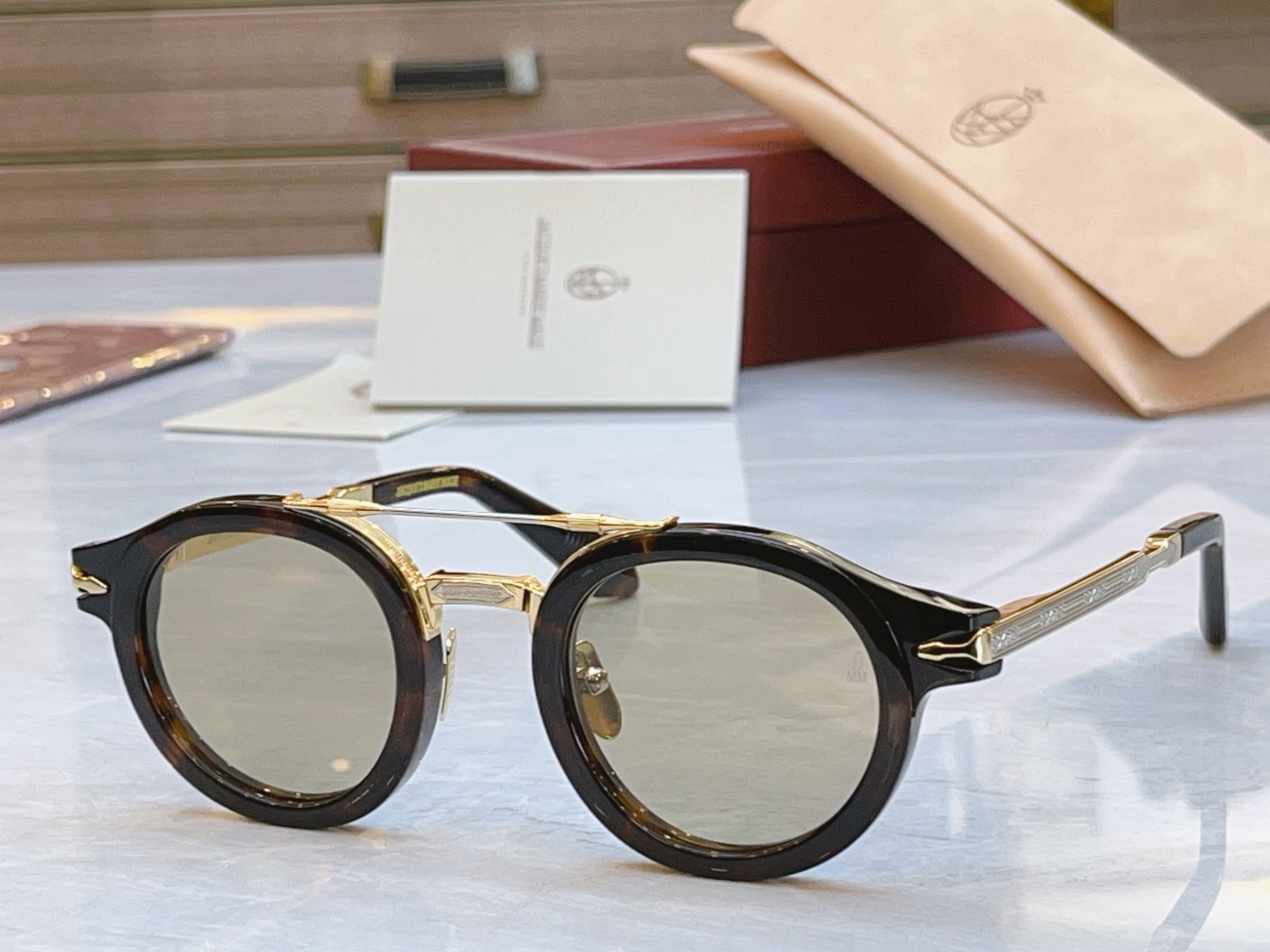 变色 配送盒子，【Jacques Marie Mag*】 JMM新款太阳镜，Model：Delage，S