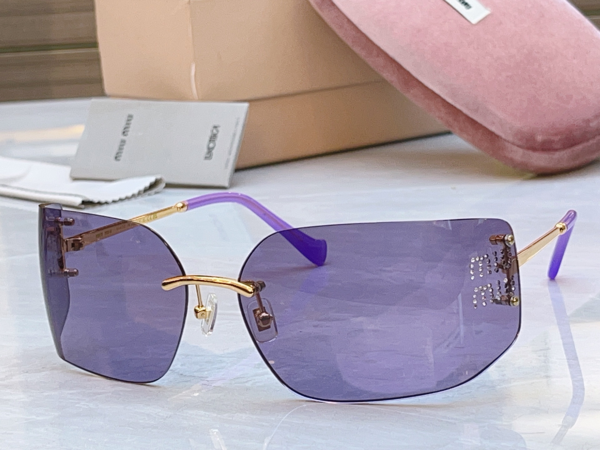 ，【MIUMI*】缪*缪新款太阳镜，Mod:MU 54SS，SIZE:62口16-125