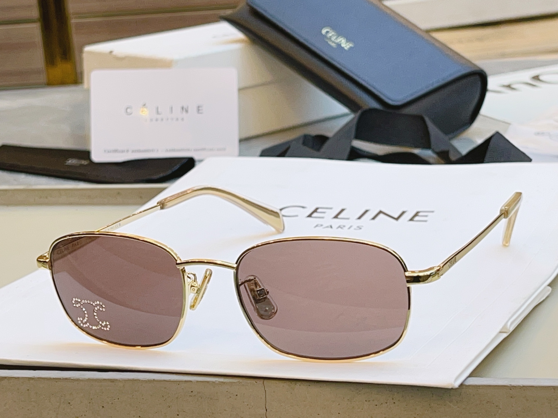 ，【CELIN*】赛*琳新款太阳镜， MODEL:CL40285U ，高版本✨，SIZE: 54口19-