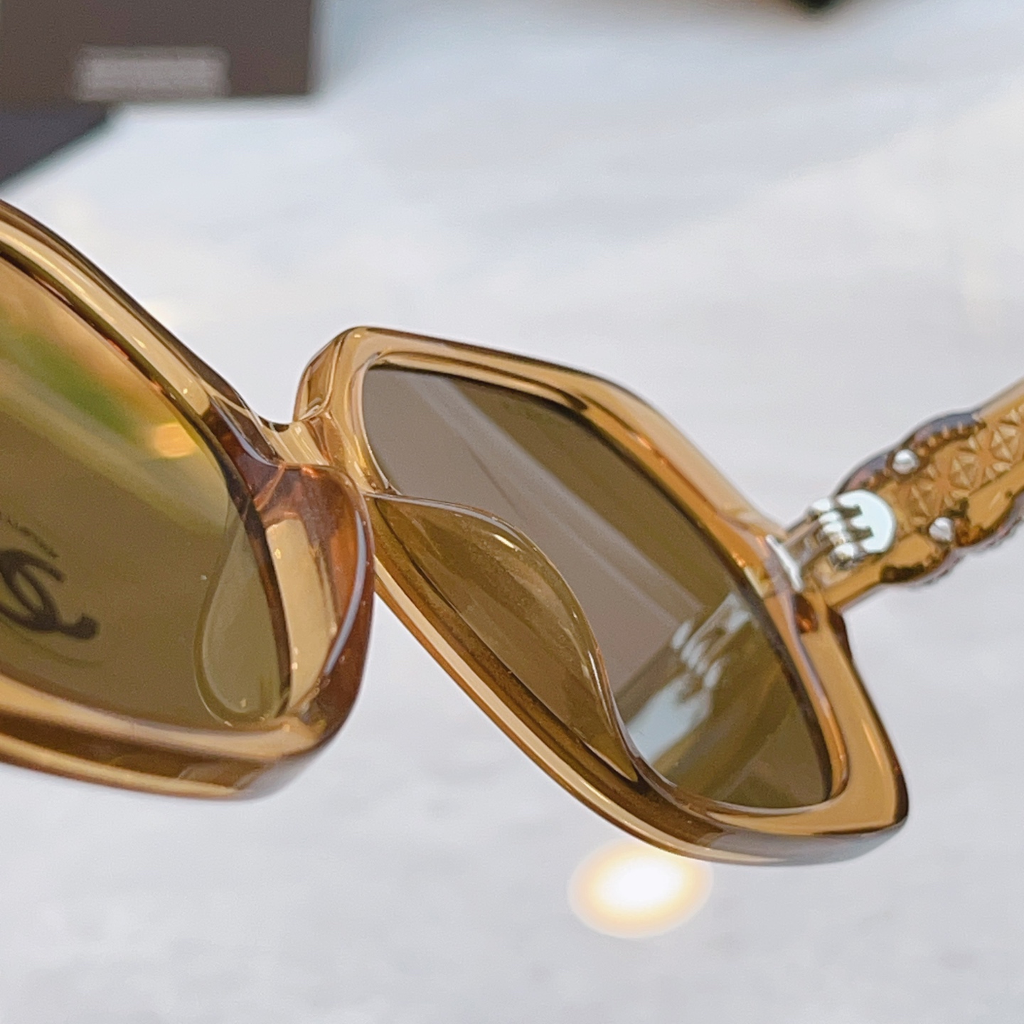 ，【CHANE*】香奈儿新款太阳镜🕶️，MODEL：CH3496，SIZE：55口18-145