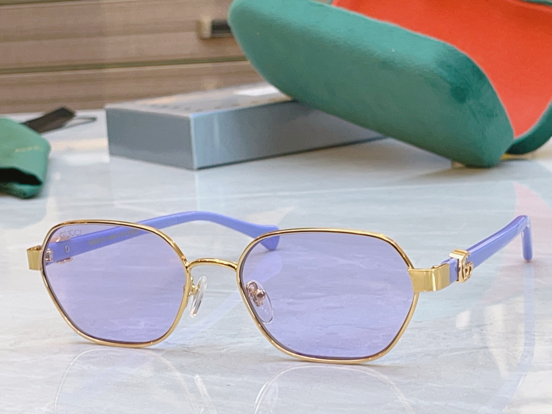 ，【GUCC*】古*驰新款眼镜架，MODEL：GG1593S，SIZE：56口19-145