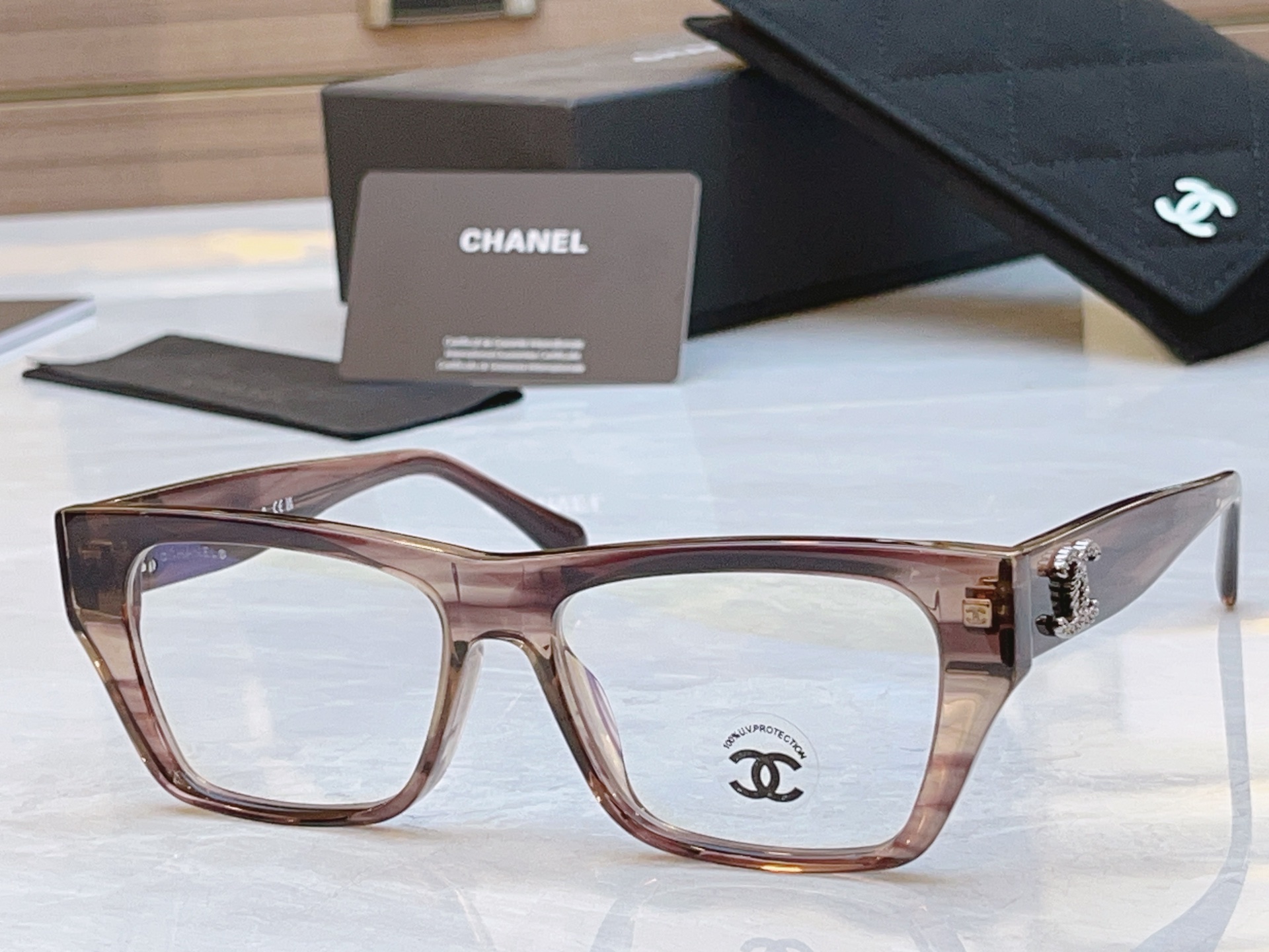 ，【CHANE*】香奈儿新款眼镜架，MODEL：CH3495，SIZE：55口17-145