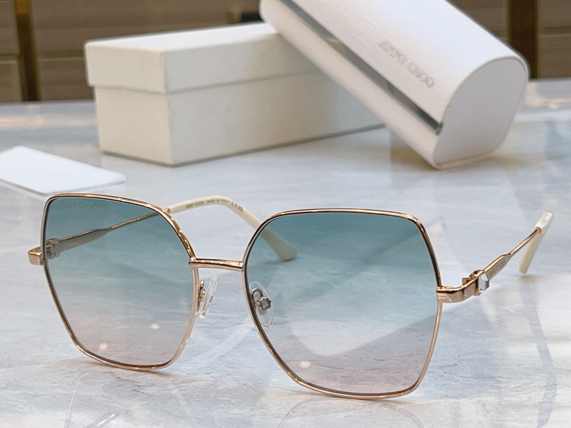 ，【JIMMY CHO*】吉米*周新款太阳镜，MODEL：JCREYES/S，SIZE：59口17-14