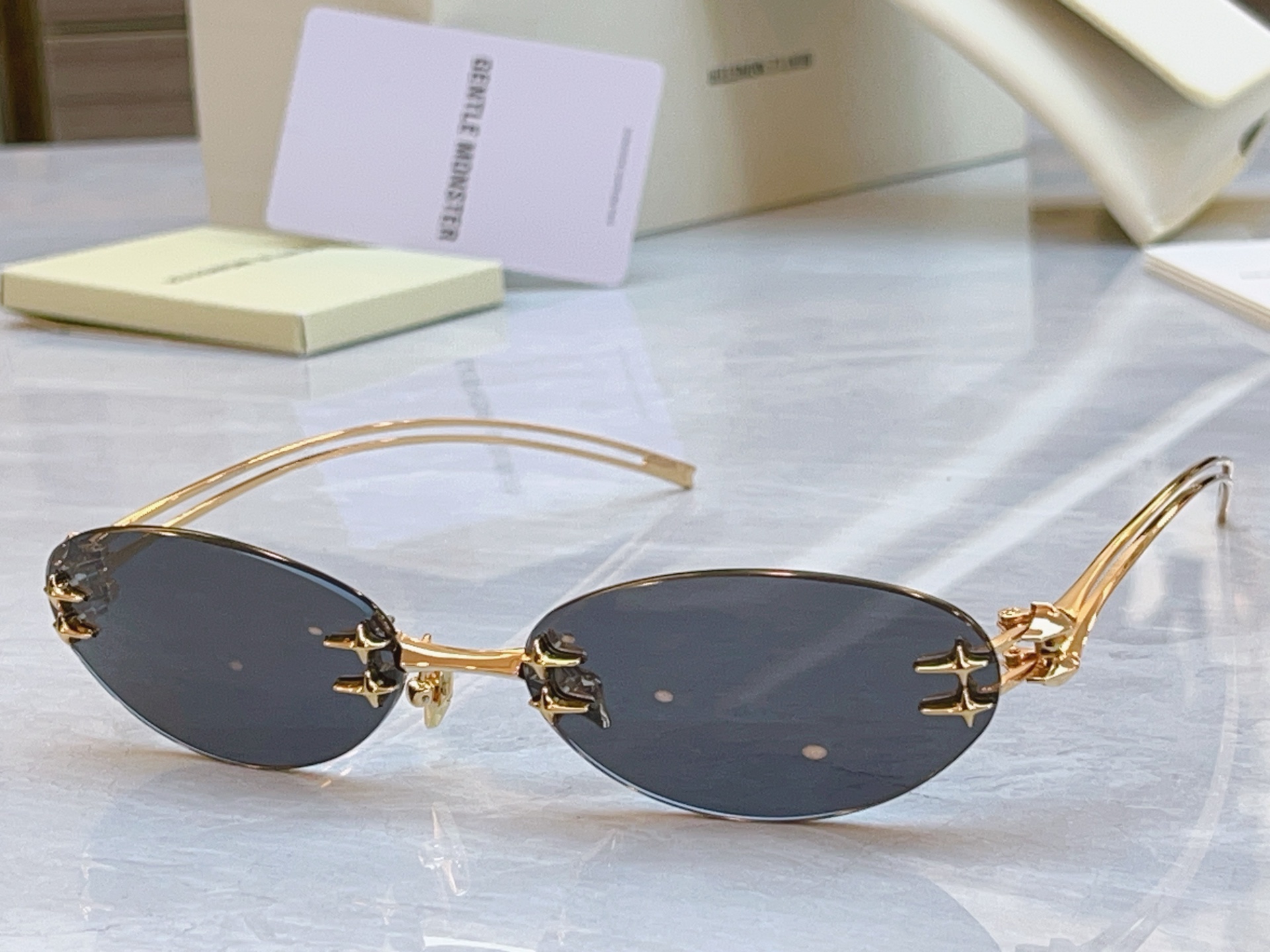 ，【GENTLE MONST*】GM新款太阳镜，MODEL：NODE，size：59口17-135