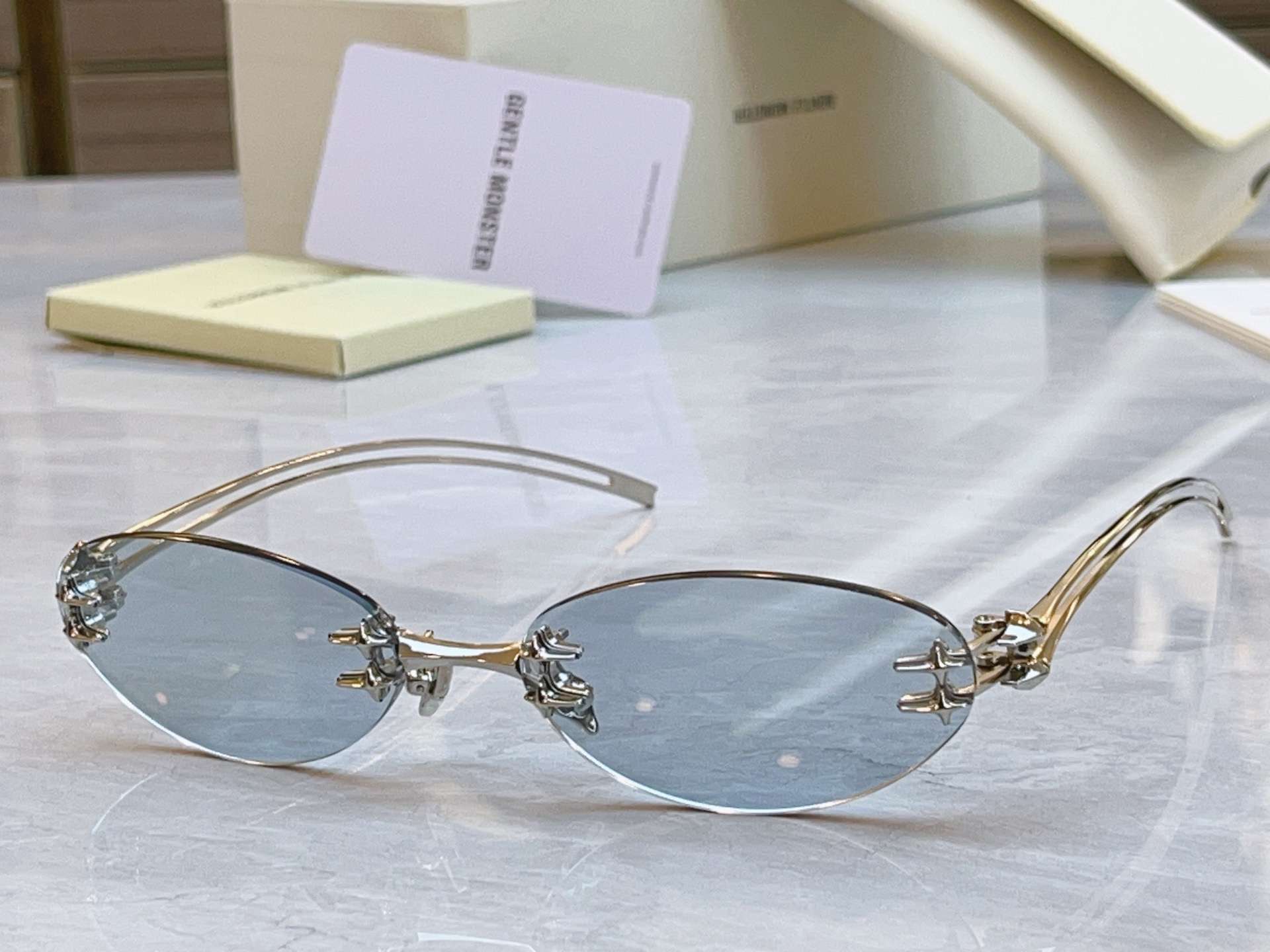 ，【GENTLE MONST*】GM新款太阳镜，MODEL：NODE，size：59口17-135