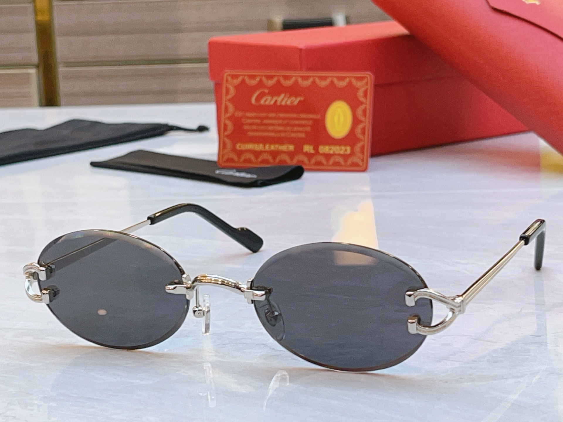 ，【CARTIE*】卡地*亚新款太阳镜🕶️，Mod:CT0551S，Size:55口18-140