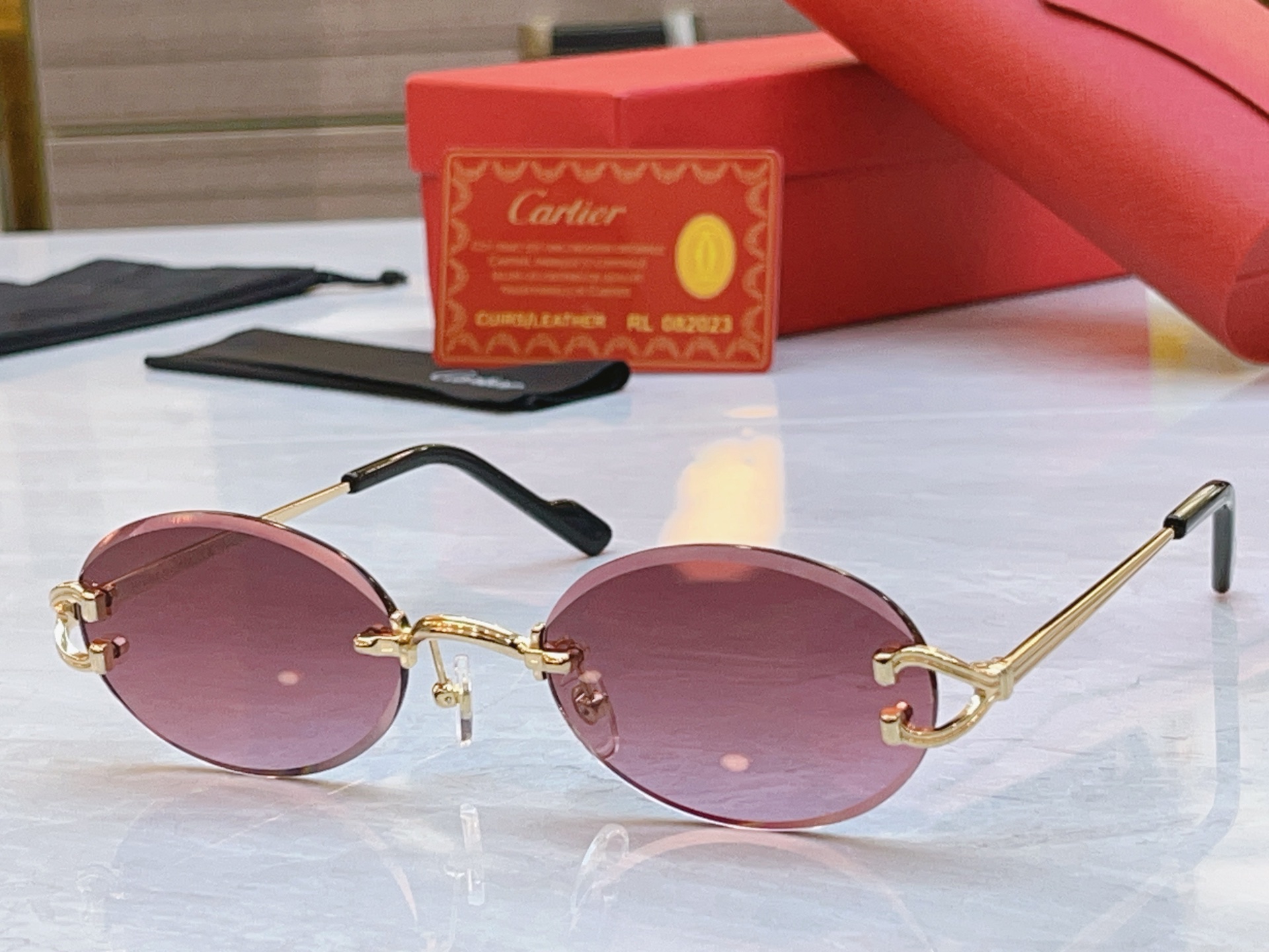 ，【CARTIE*】卡地*亚新款太阳镜🕶️，Mod:CT0551S，Size:55口18-140