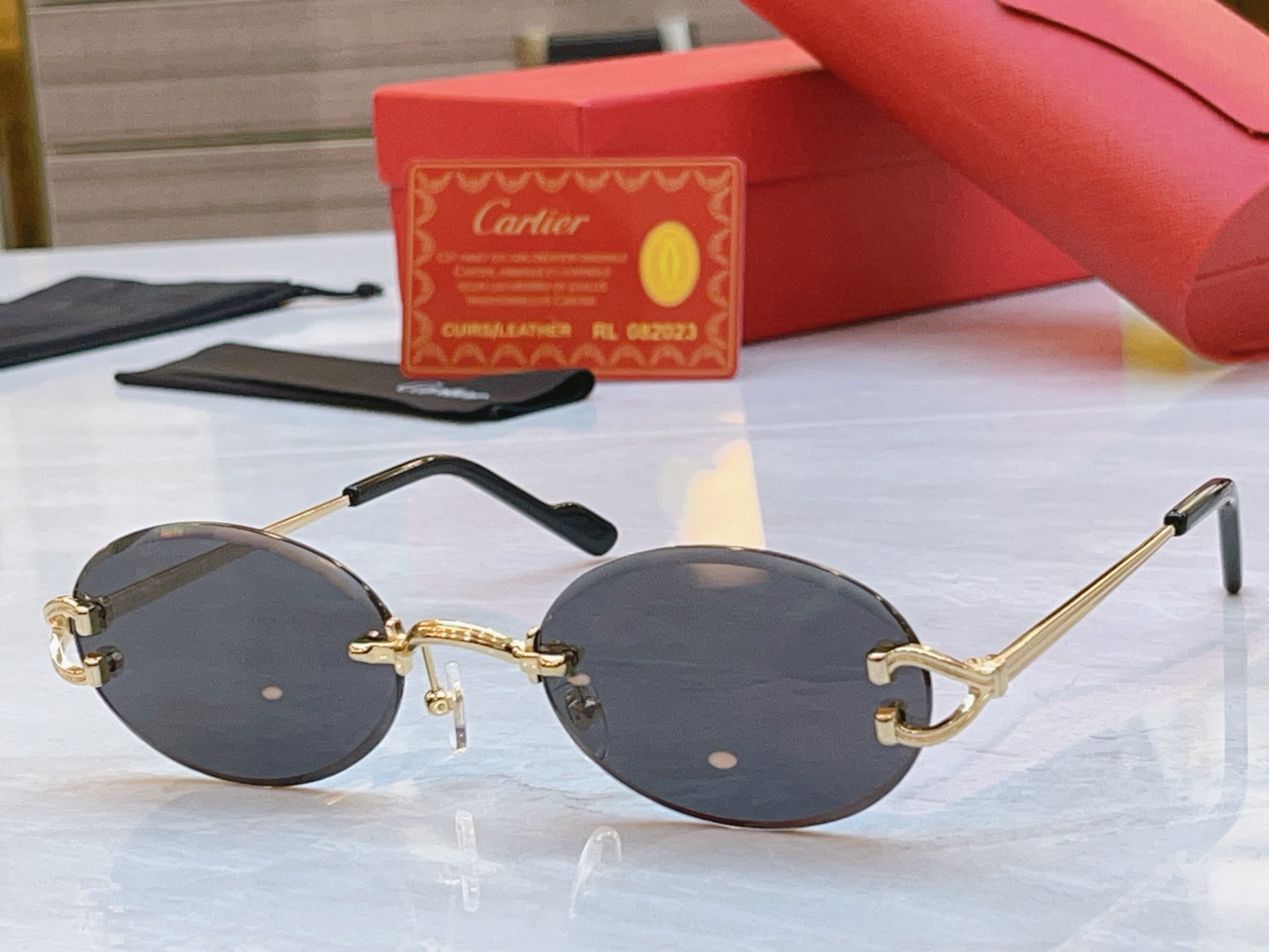 ，【CARTIE*】卡地*亚新款太阳镜🕶️，Mod:CT0551S，Size:55口18-140