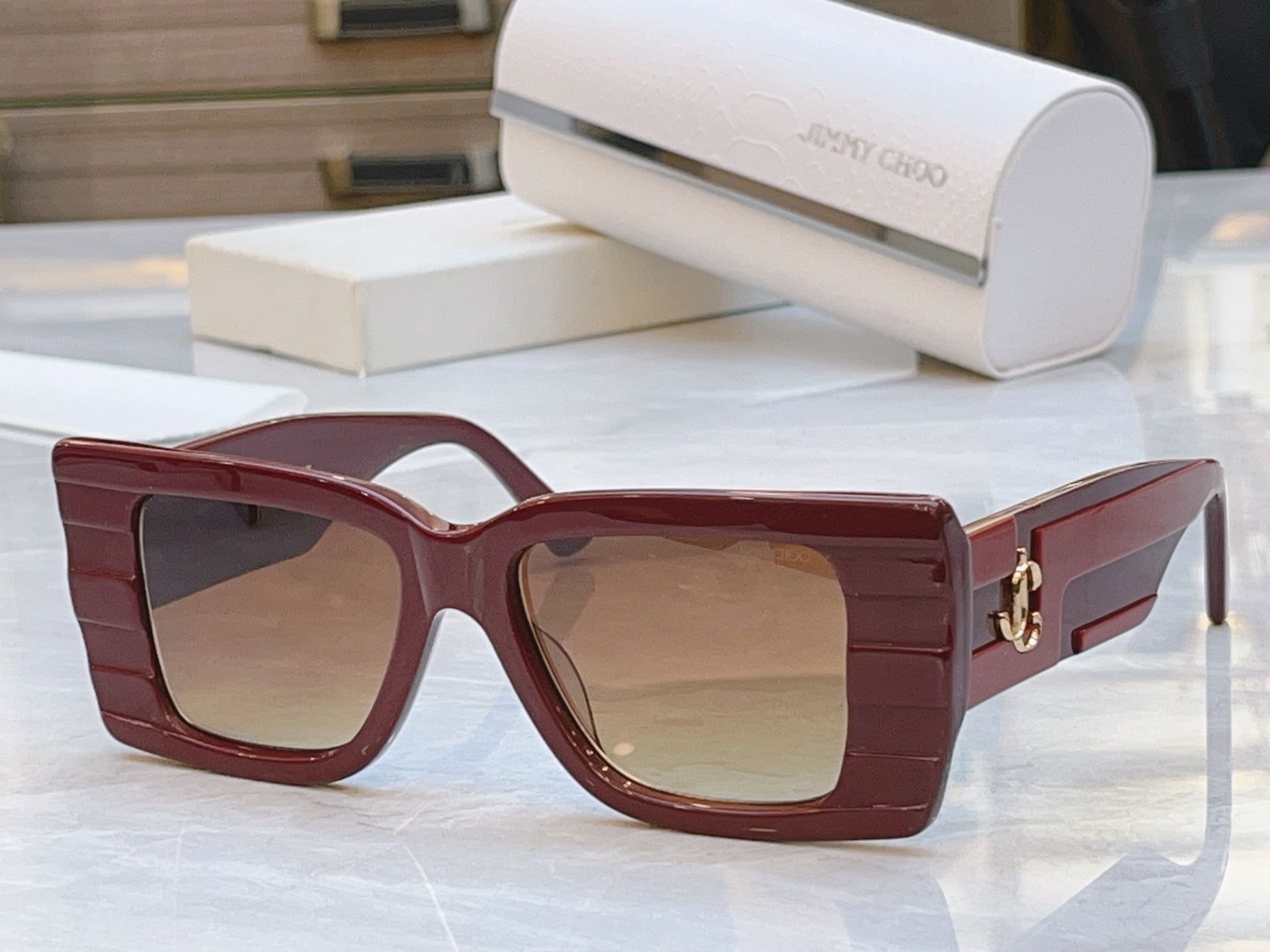 ，【JIMMY CHO*】吉米*周新款太阳镜，MODEL：JC5009，SIZE：52口17-142