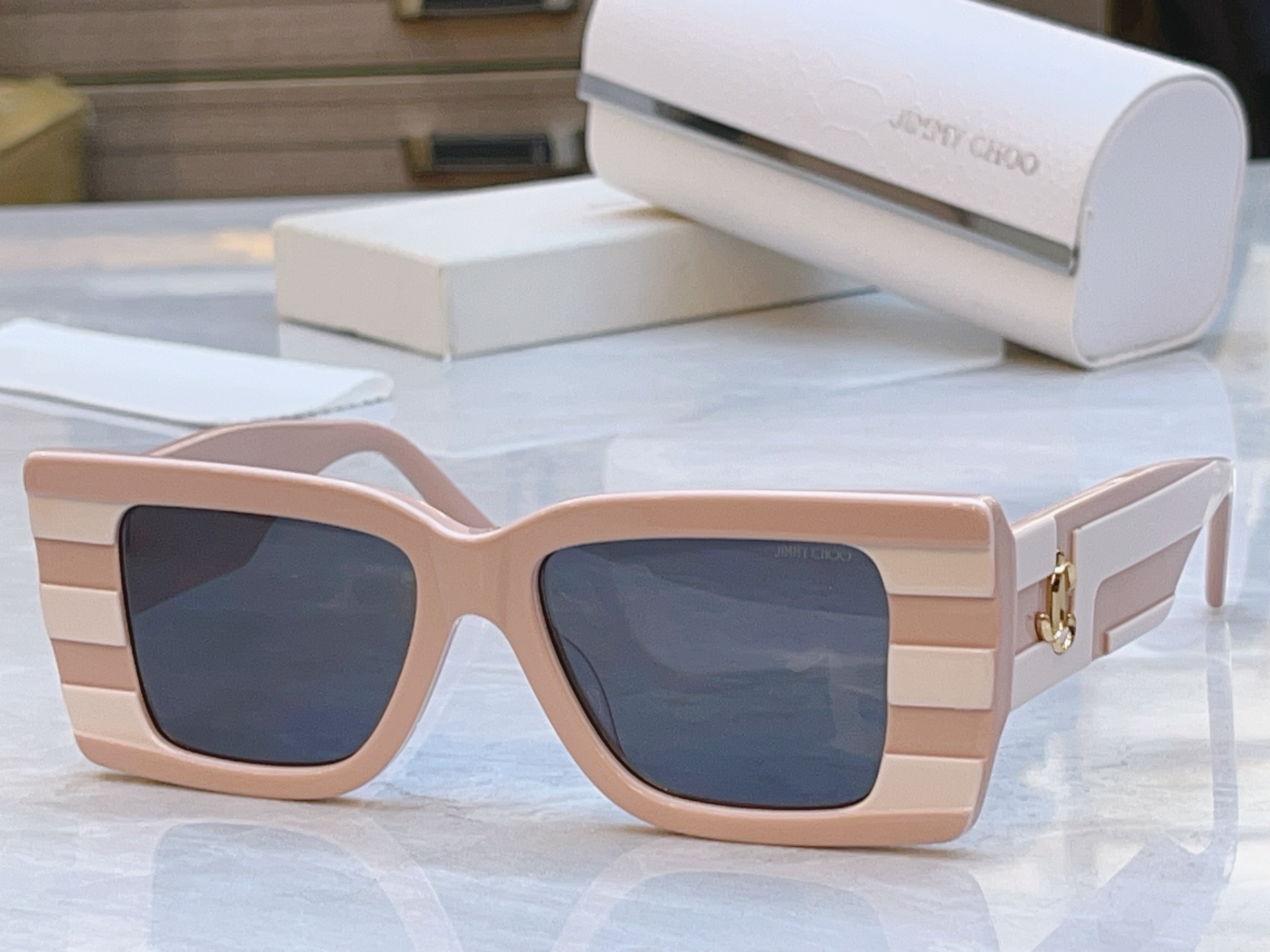 ，【JIMMY CHO*】吉米*周新款太阳镜，MODEL：JC5009，SIZE：52口17-142