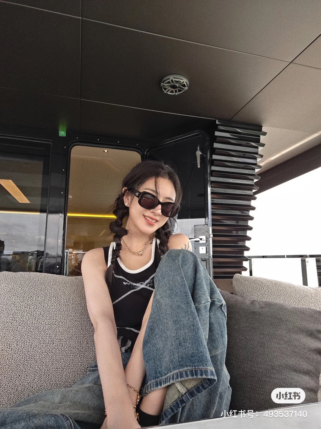 ，【CHAN*】香奈*儿新款太阳镜，高版本✨✨MODEL：CH5468-B-A，SIZE：56口18-1