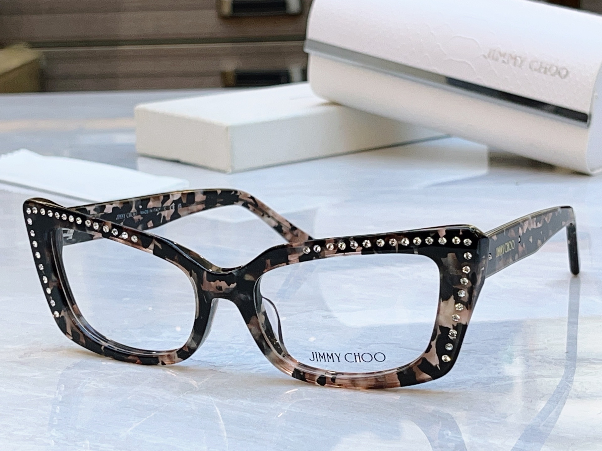 ，【JIMMY CHO*】吉米*周新款眼镜架，MODEL：JC3018B，SIZE：53口17-145