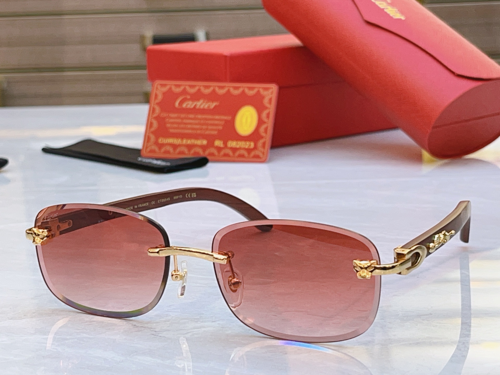 ，【CARTIE*】卡地*亚新款太阳镜，Mod:CT0554S，Size:60口17-143