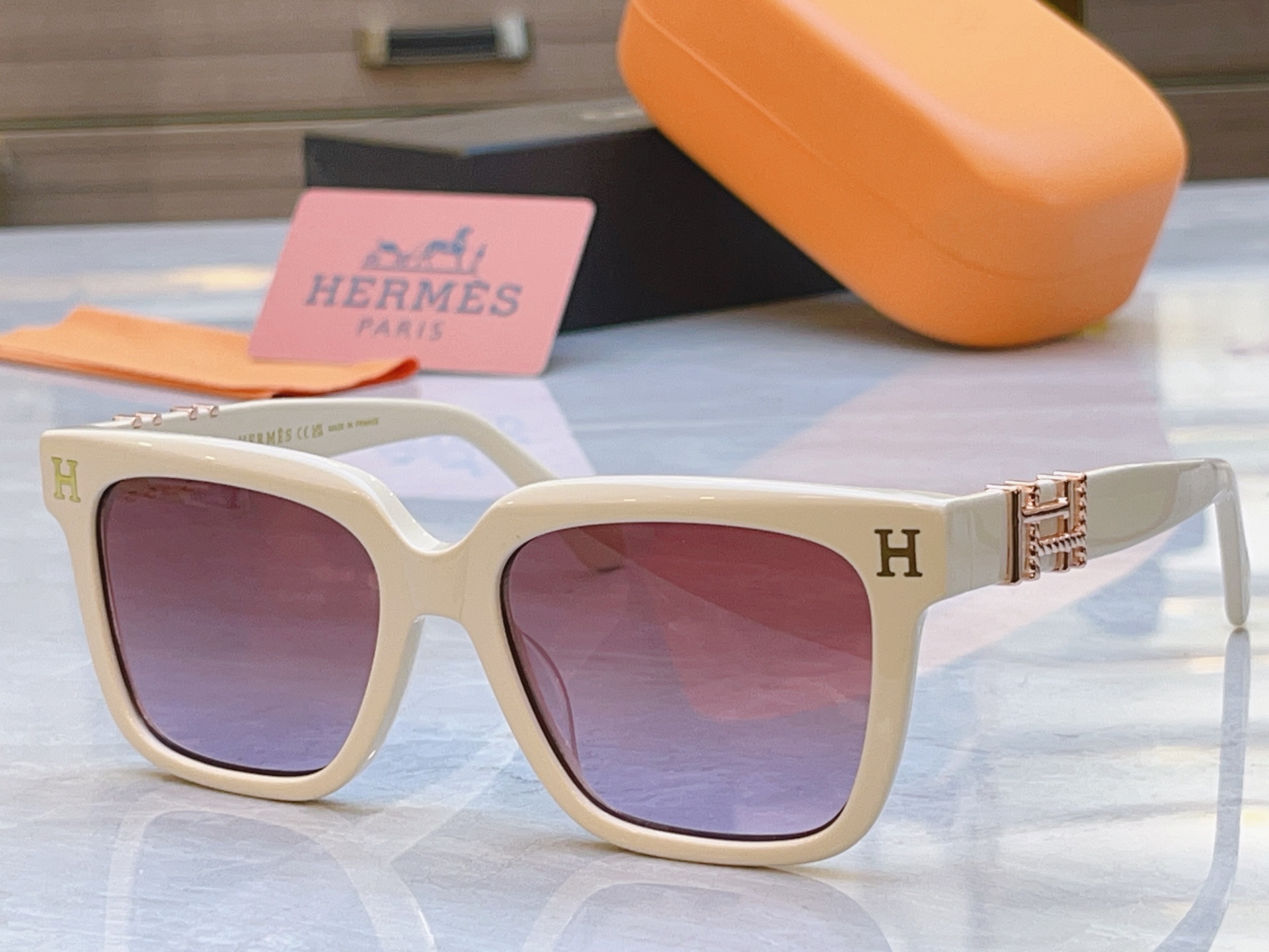 ，【HERME*】爱马*仕新款太阳镜🕶️，MODEL：9706，SIZE：55口18-145