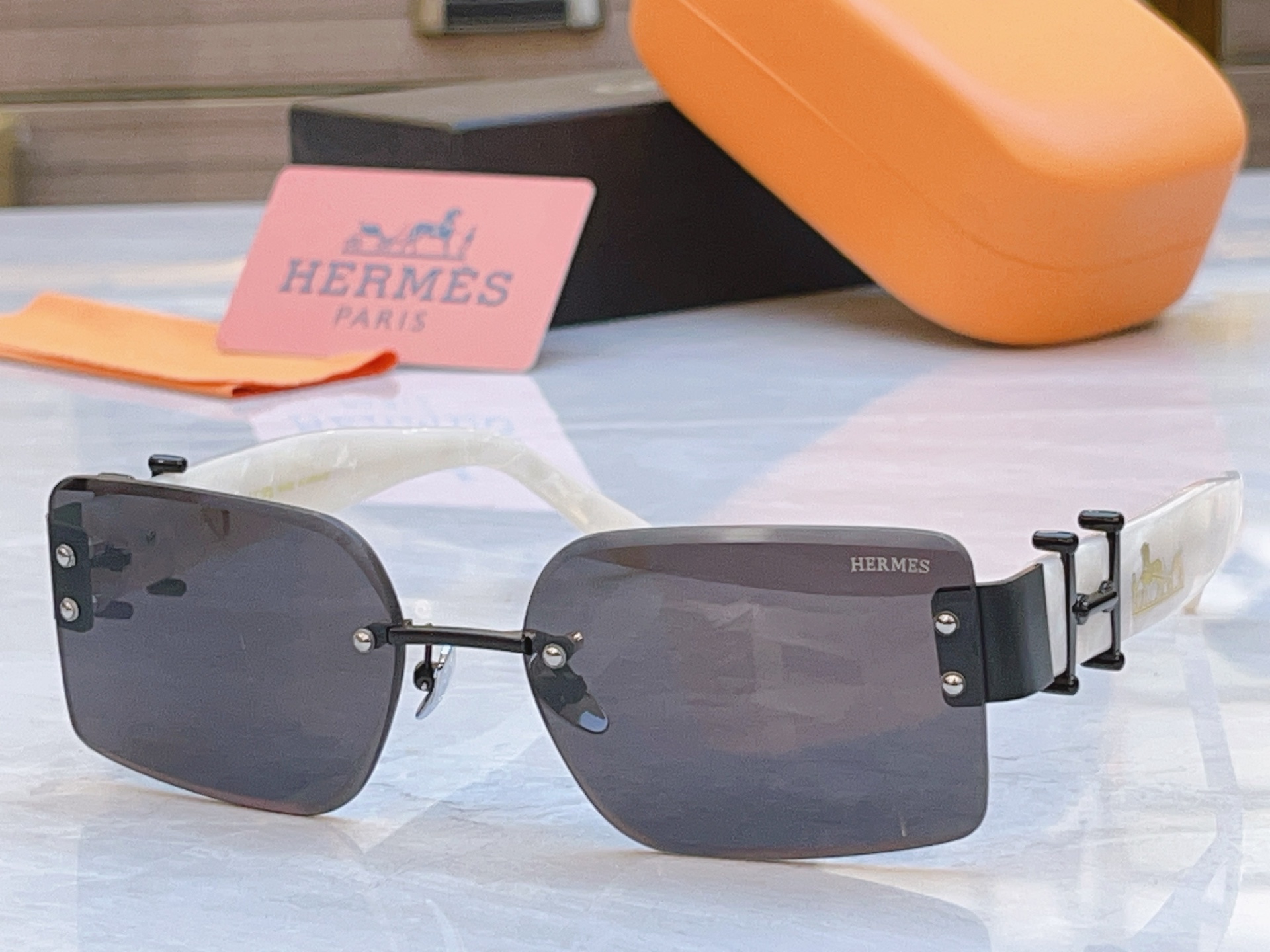 ，【HERME*】爱马*仕新款太阳镜🕶️，MODEL：9701，SIZE：59口17-142