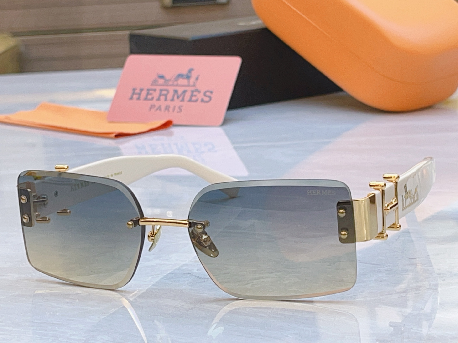 ，【HERME*】爱马*仕新款太阳镜🕶️，MODEL：9701，SIZE：59口17-142