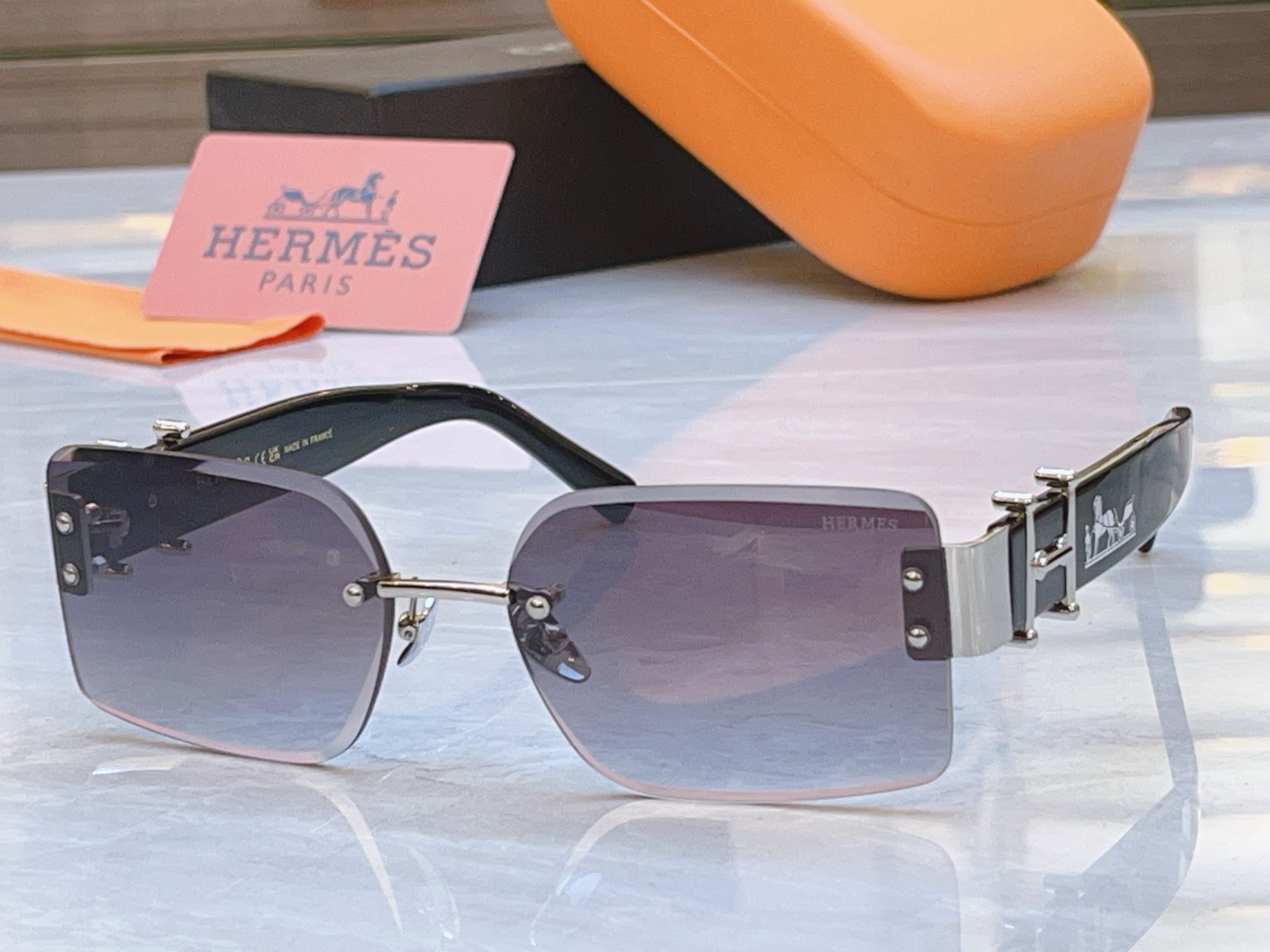 ，【HERME*】爱马*仕新款太阳镜🕶️，MODEL：9701，SIZE：59口17-142