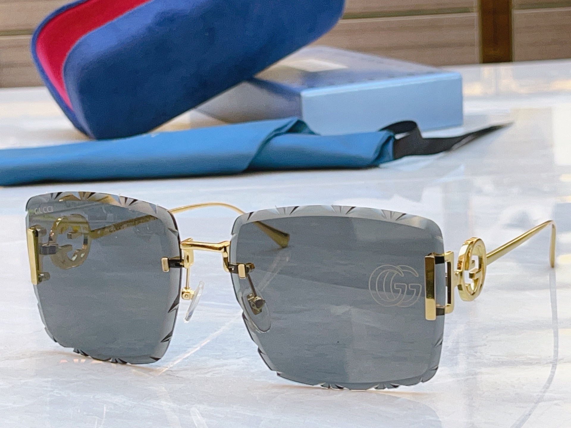 ，【GUCC*】古驰新款太阳镜，MODEL：GG1611，SIZE:64口17-143