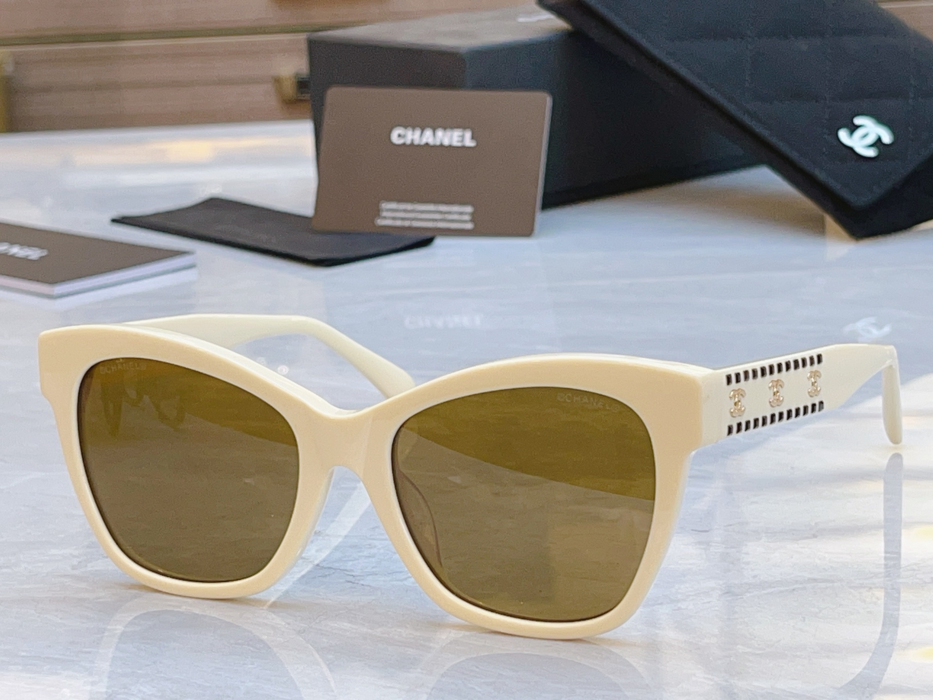 NO:554101,, [CHANE*] Chanel* new sunglasses, MODELCH9162B, SIZE53 mouth 20-145 glasses sunglasses, glasses, chanel, chanel19860909,【CHANE*】香奈*儿新款太阳镜,MODELCH9162B, SIZE53口20-145眼镜墨镜太阳镜,眼镜,chanel,chanel,glasses