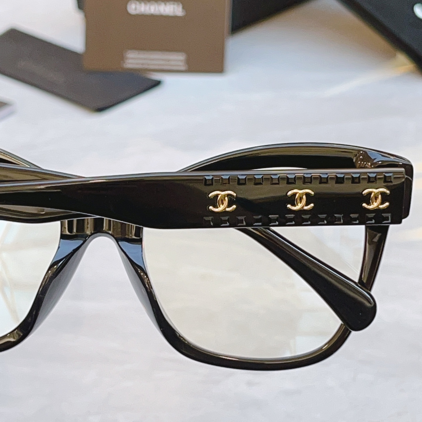 ，【CHANE*】香奈*儿新款眼镜架，MODEL：CH9162B， SIZE：53口20-145