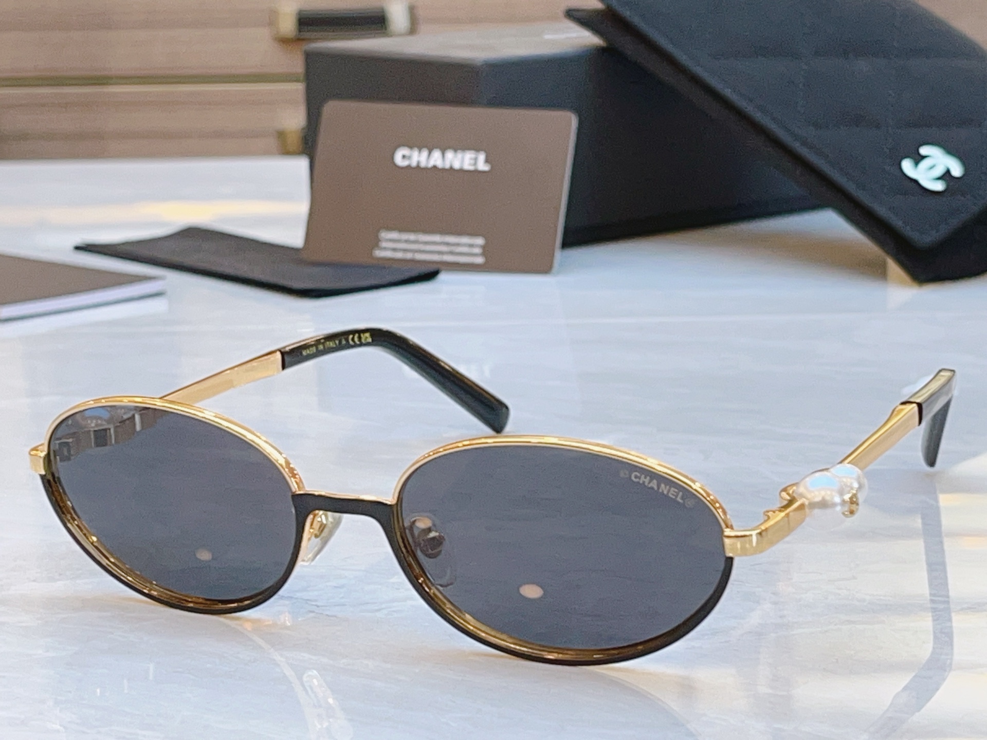 ，【CHANE*】香奈*儿新款太阳镜，MODEL：A1684L， SIZE：58口18-145