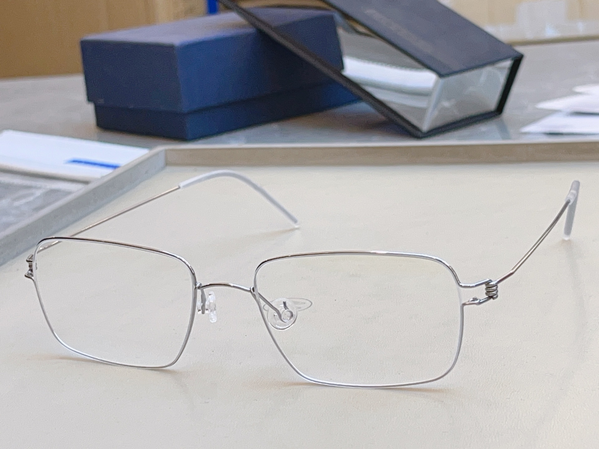 ，【LINDBER*】林德*伯格新款光学架 高版本✨，MODEL：MDSCA，SIZE：53口17-14