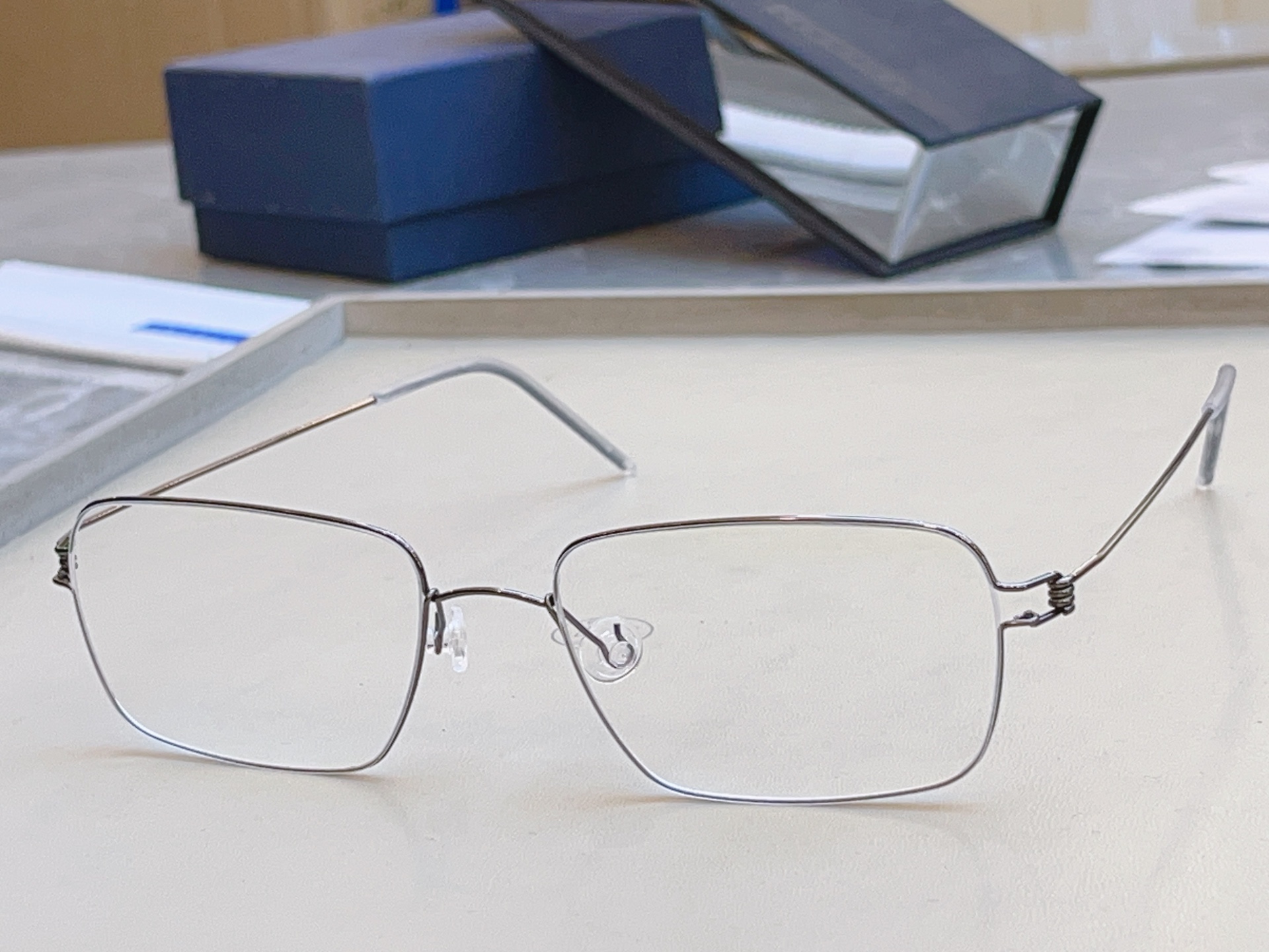 ，【LINDBER*】林德*伯格新款光学架 高版本✨，MODEL：MDSCA，SIZE：53口17-14