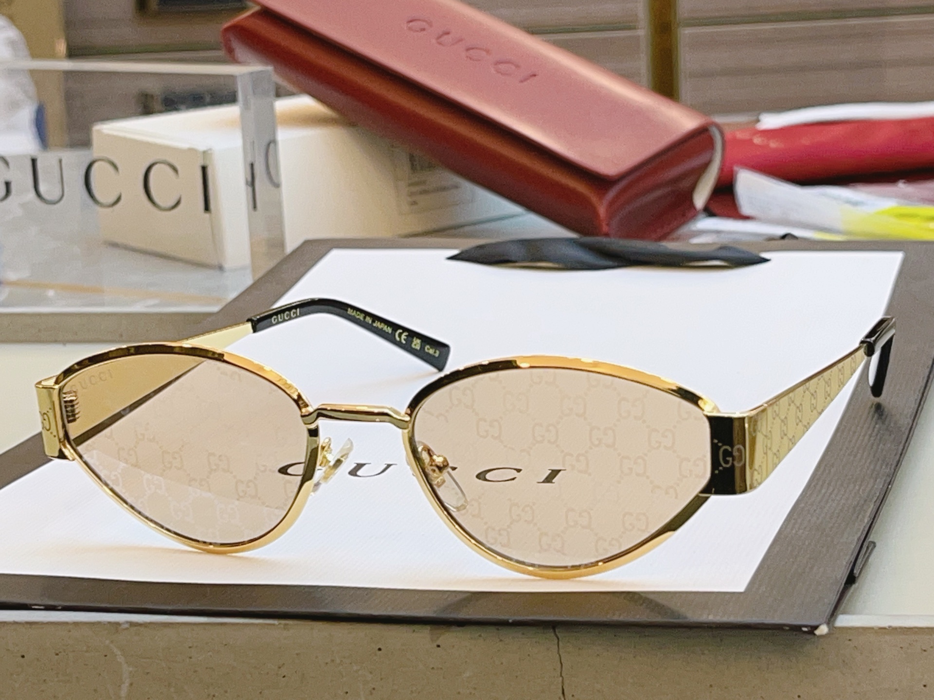 ，【GUCC*】古*驰新款太阳镜 高品质✨✨，MODEL：GG1853O，SIZE:54口19-140 