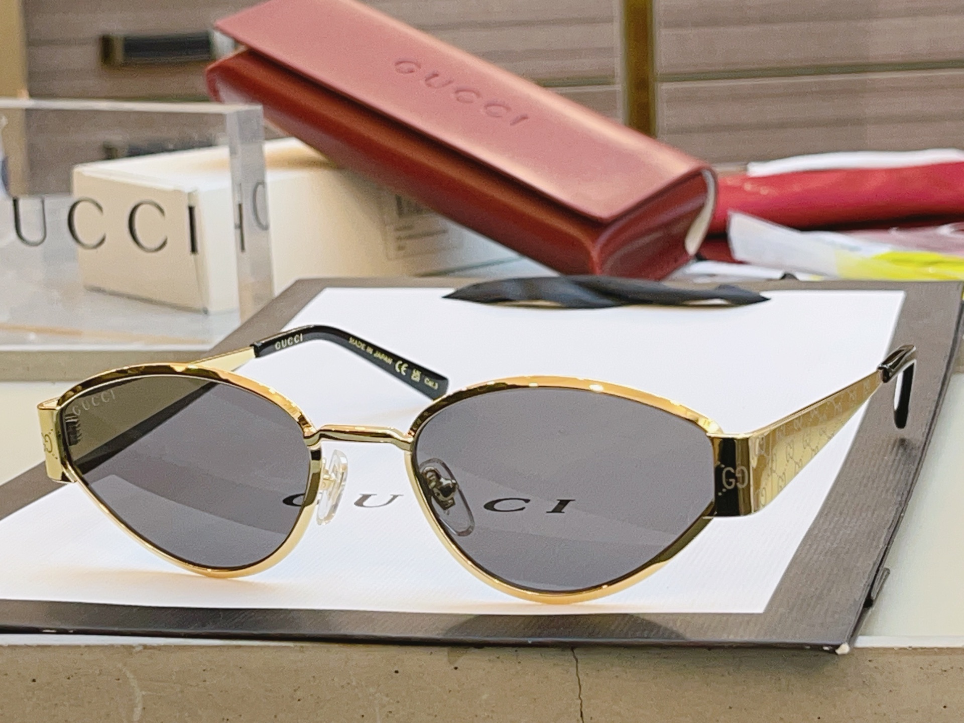 ，【GUCC*】古*驰新款太阳镜 高品质✨✨，MODEL：GG1853O，SIZE:54口19-140 