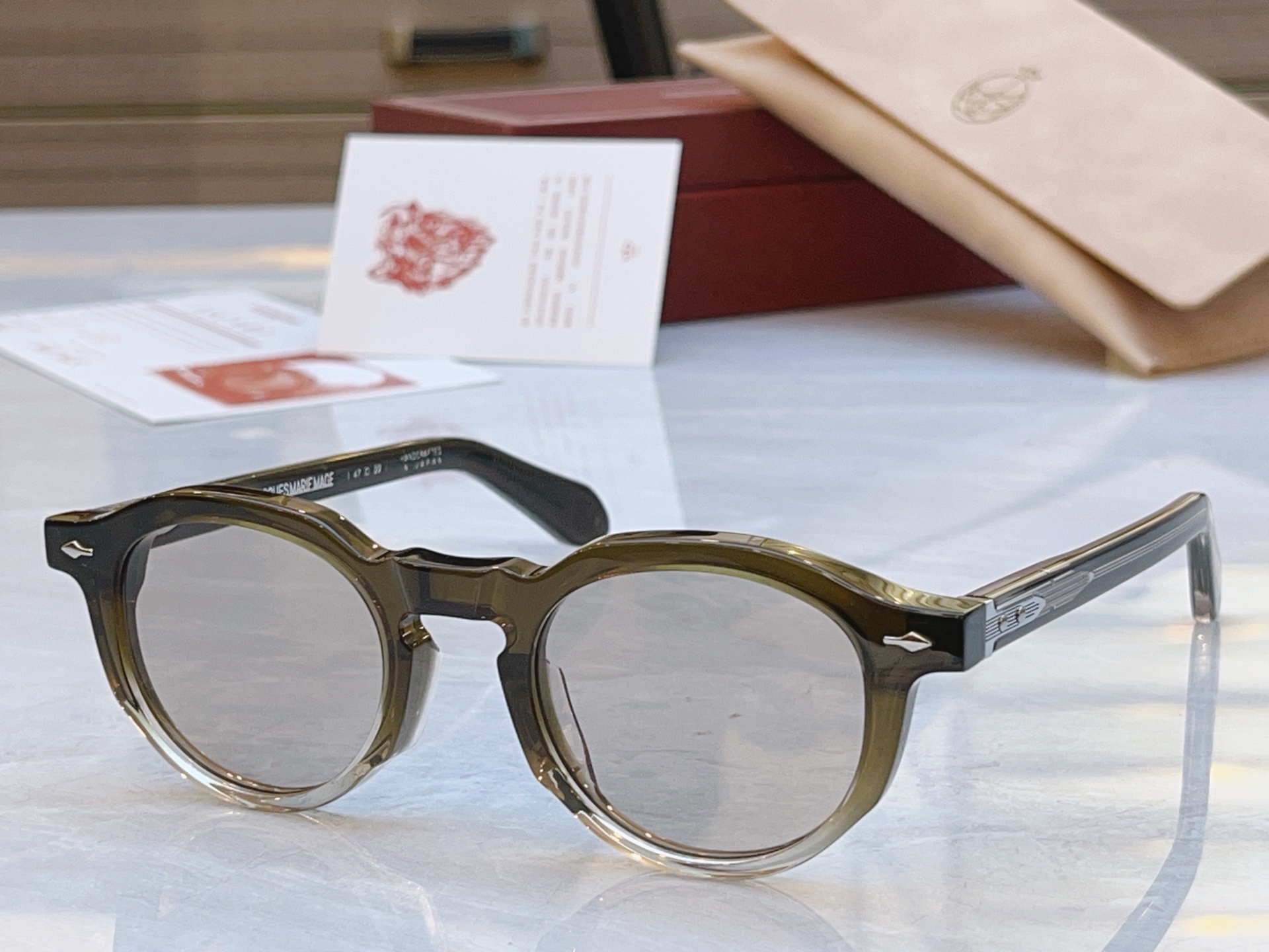 配送盒子，【Jacques Marie Mag*】 JMM新款太阳镜，Model：DEMONCEYI，S