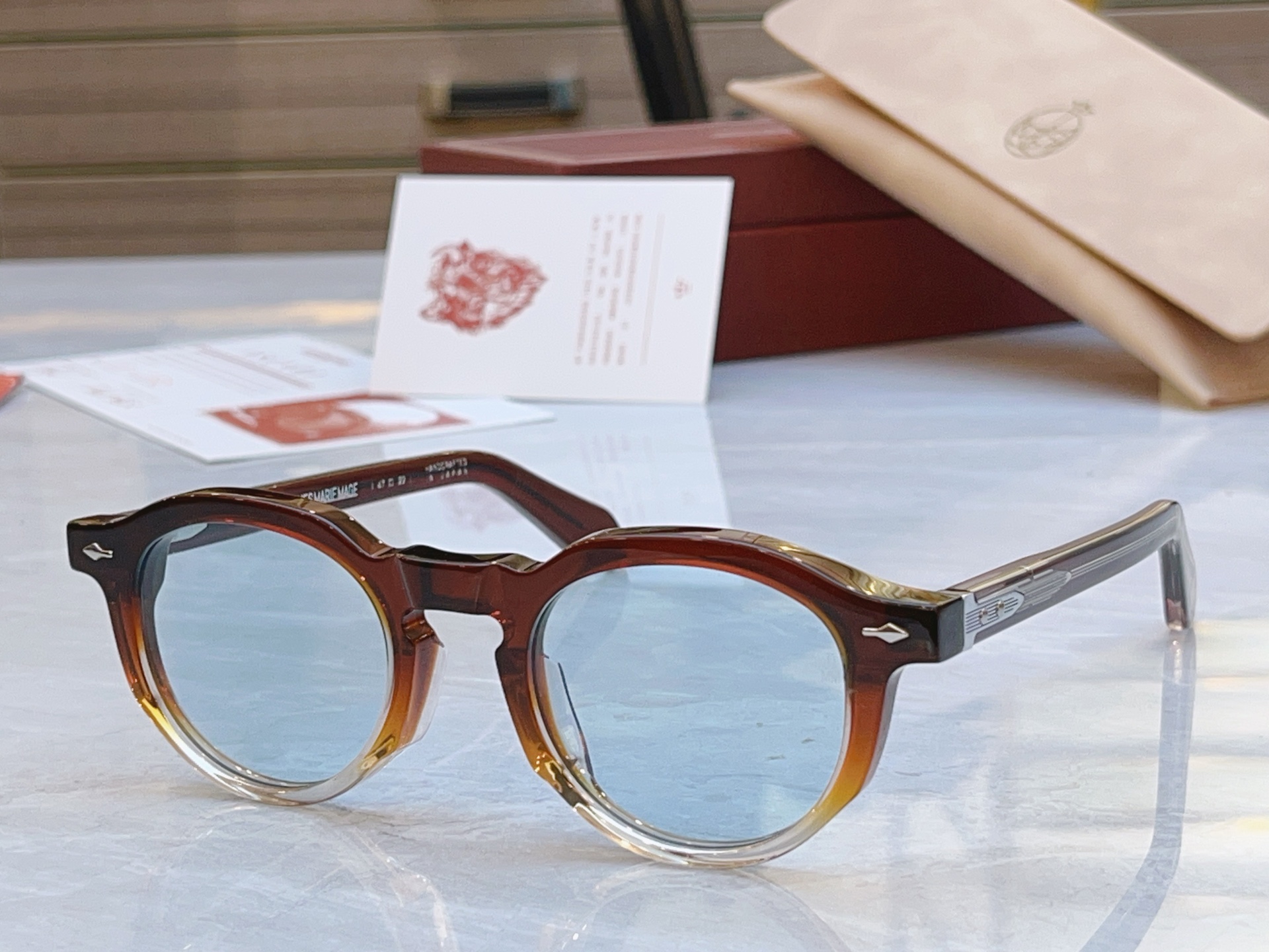 配送盒子，【Jacques Marie Mag*】 JMM新款太阳镜，Model：DEMONCEYI，S